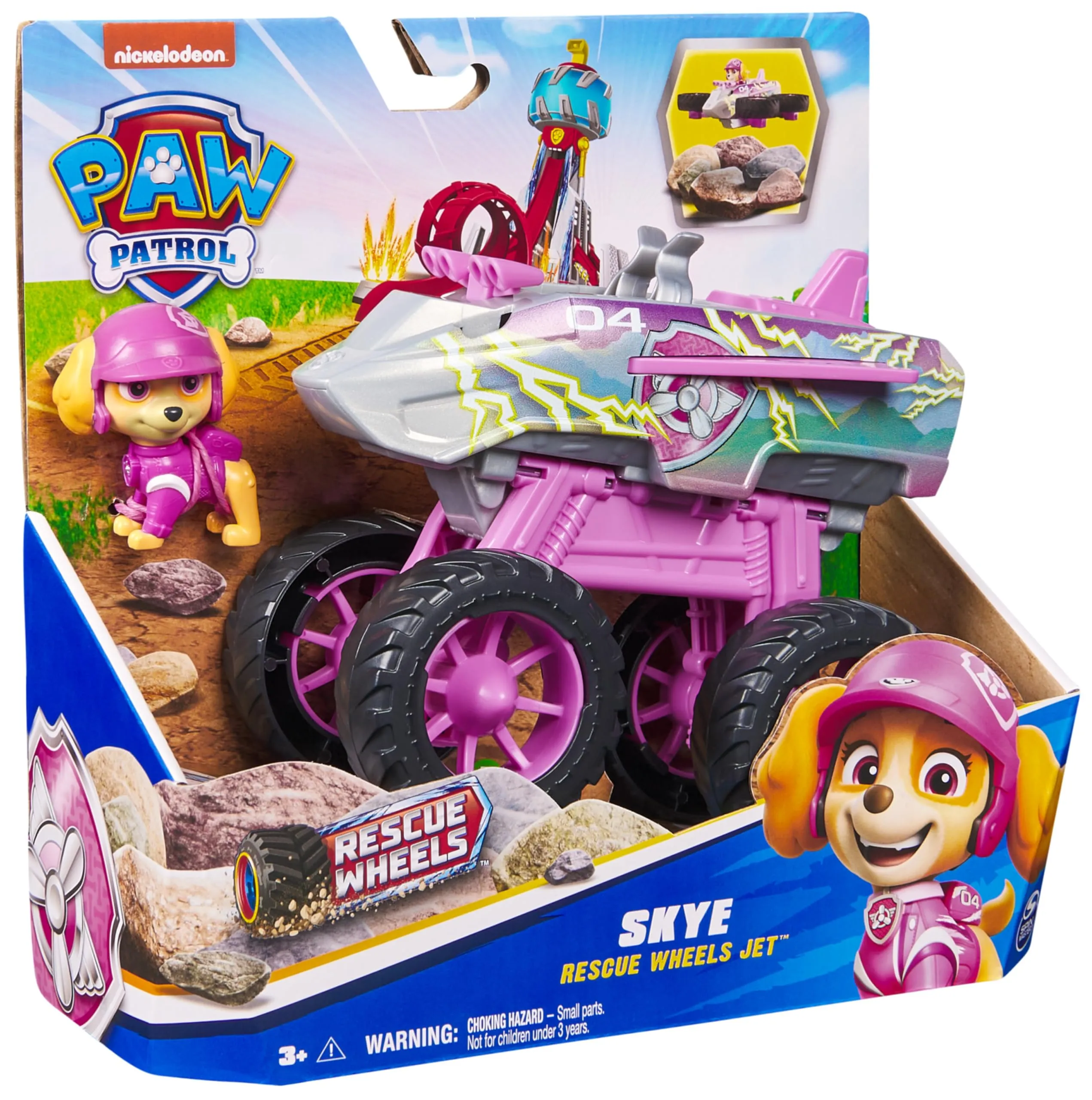 Paw Patrol Rescue Wheels Veicolo Jet di Skye - immagine 10