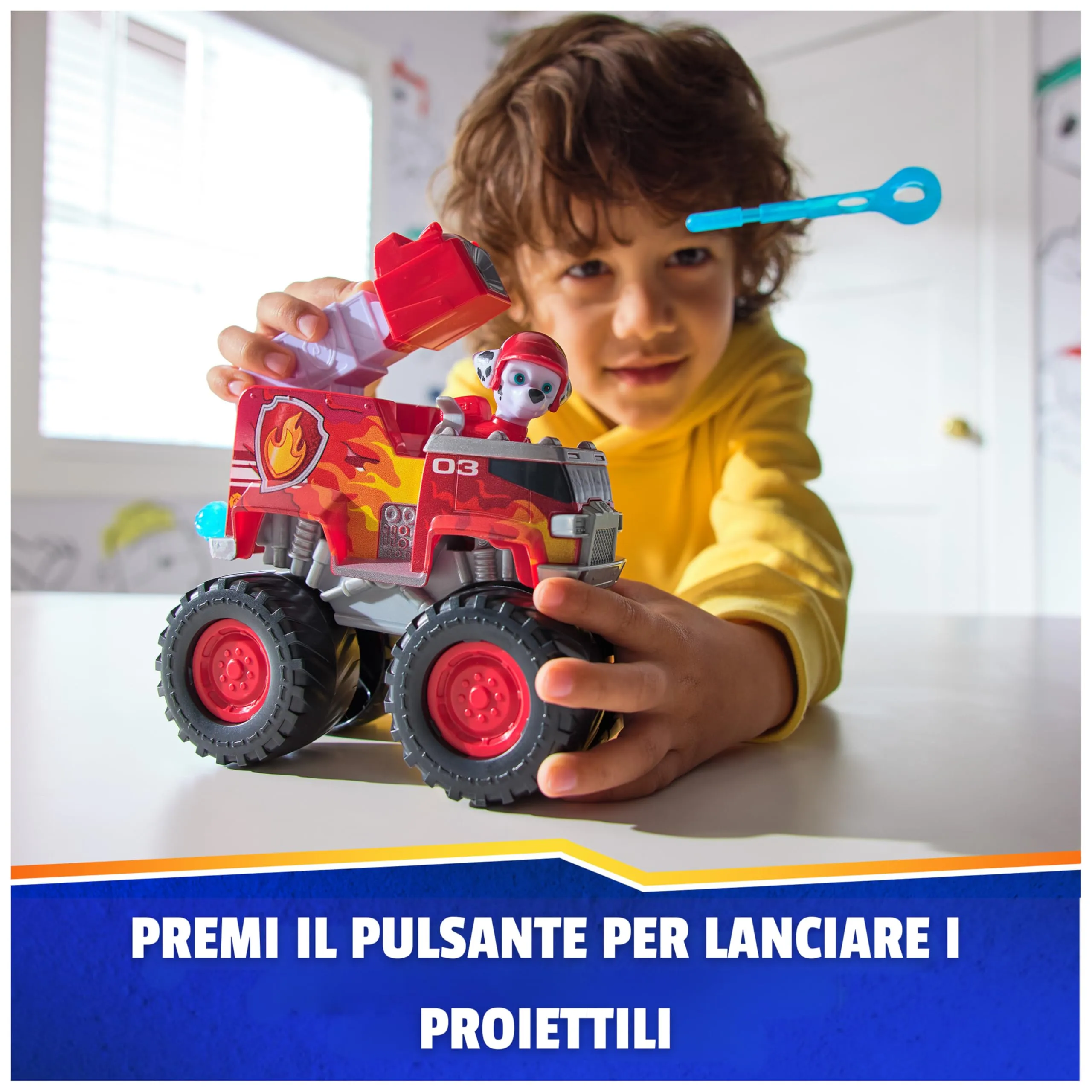 Paw Patrol Rescue Wheels Camion dei Pompieri di Marshall - immagine 6