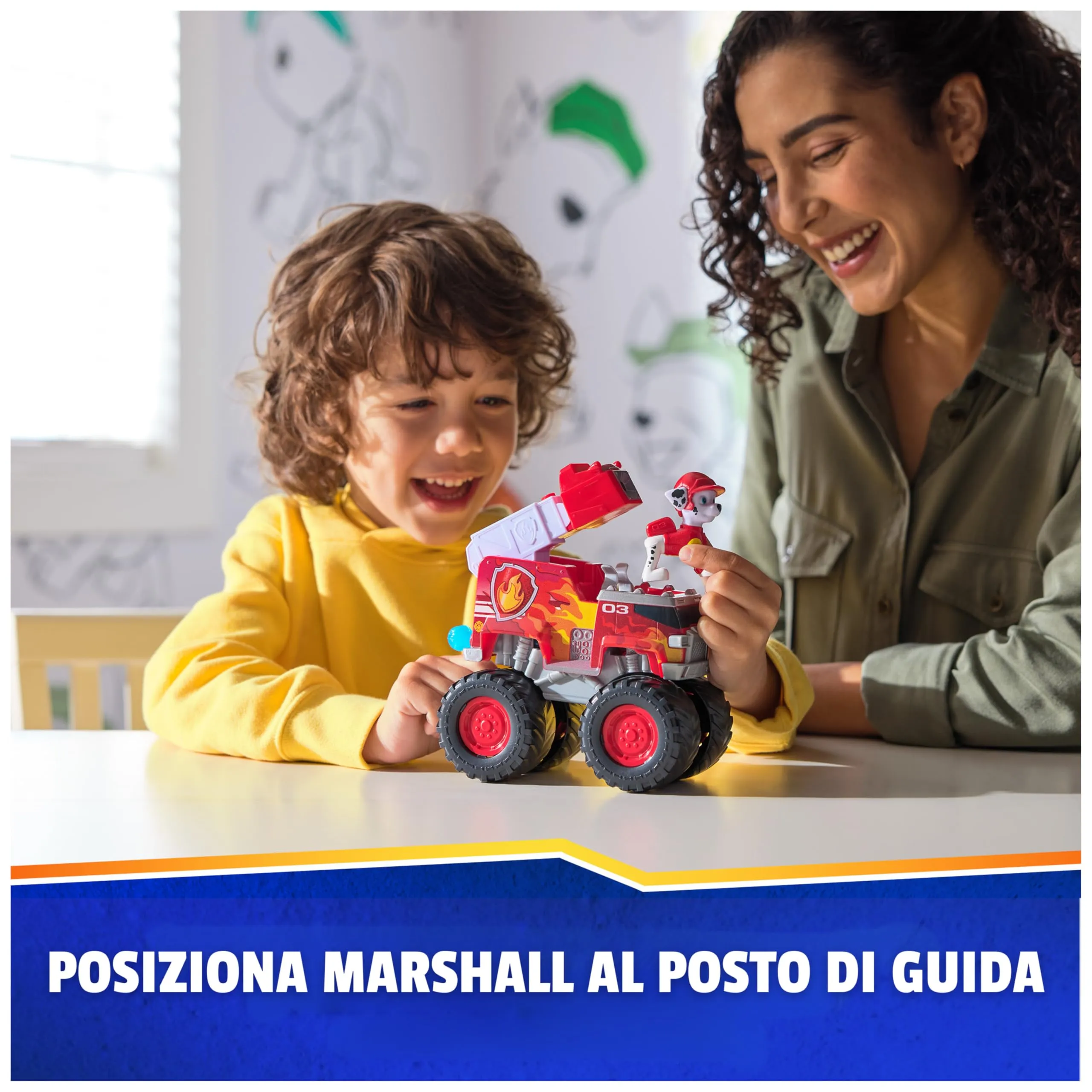 Paw Patrol Rescue Wheels Camion dei Pompieri di Marshall - immagine 9
