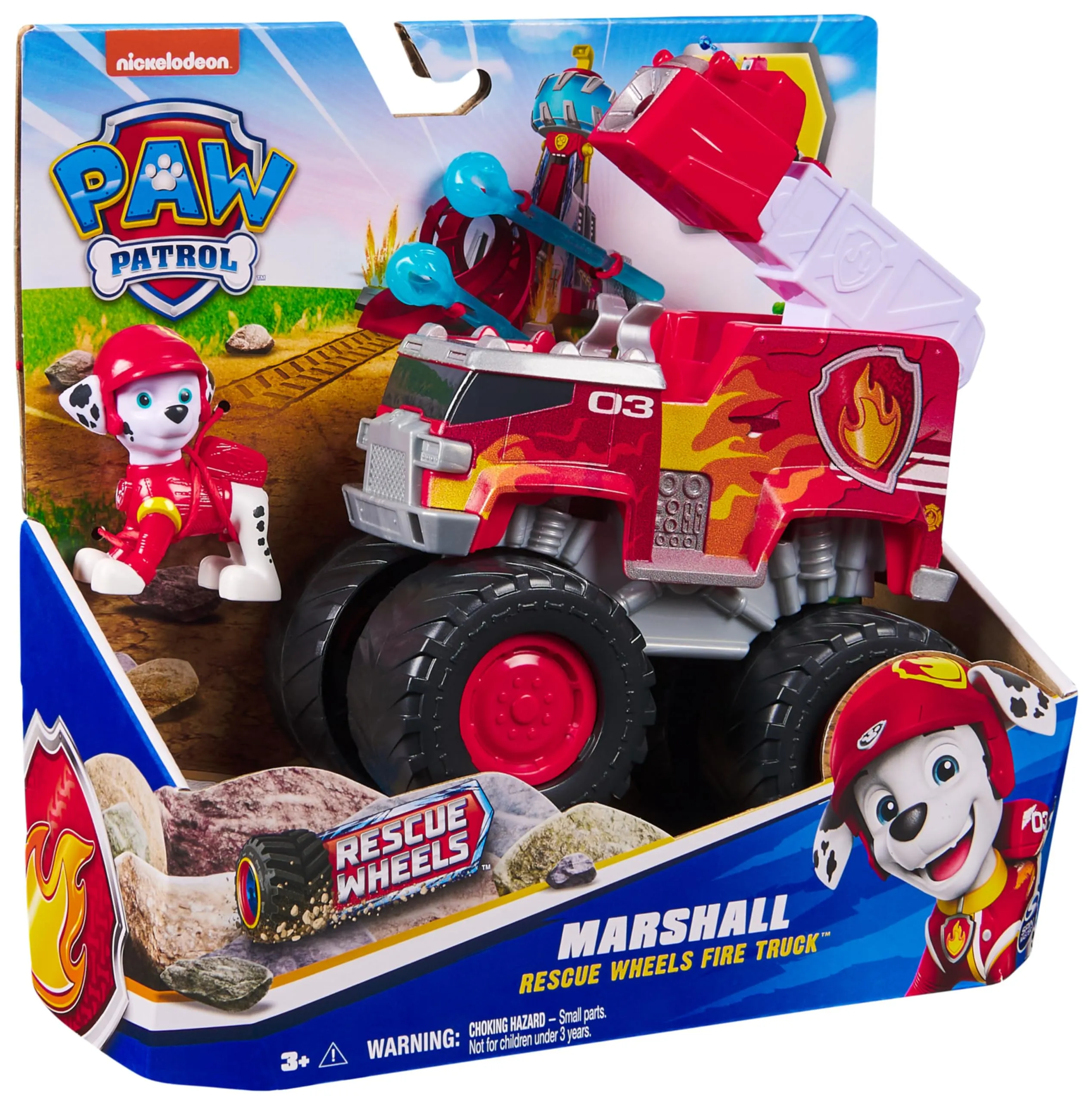 Paw Patrol Rescue Wheels Camion dei Pompieri di Marshall - immagine 11