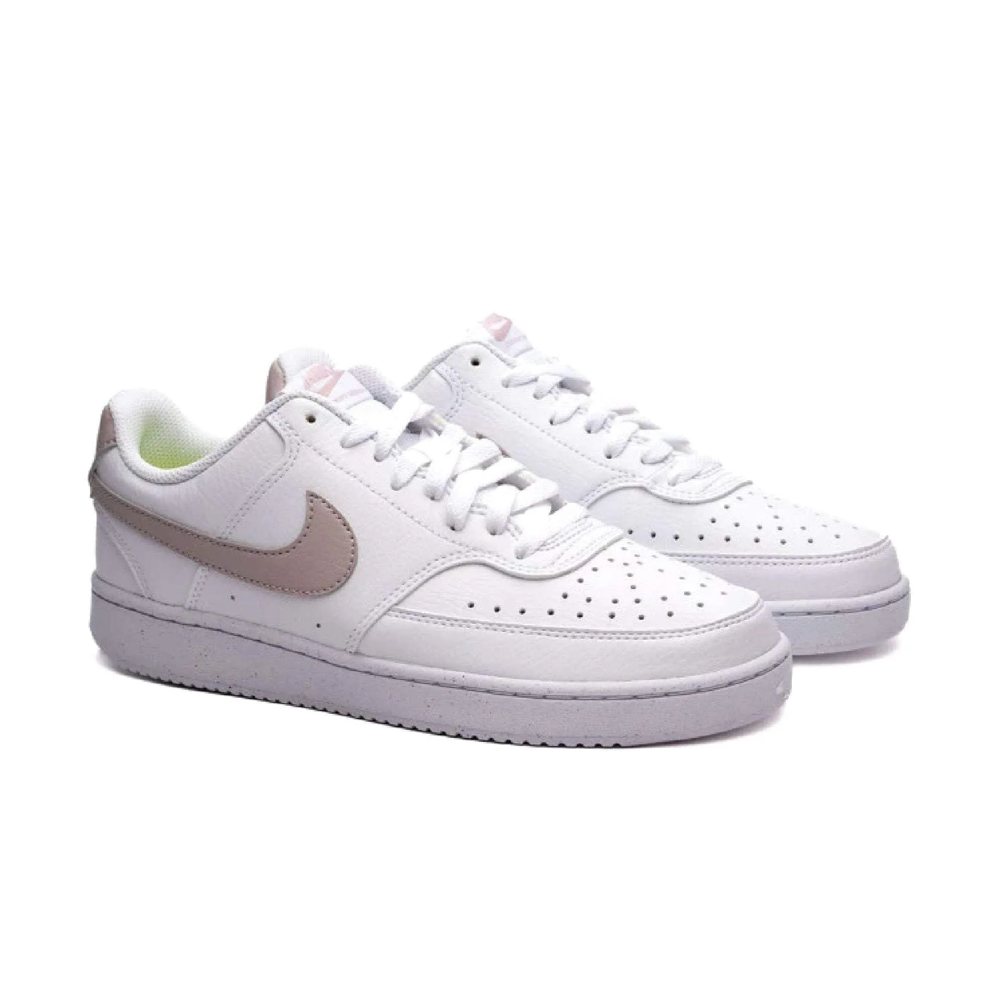 Nike Court Vision Low Sneaker, White Platinum Violet, 38 EU - immagine 3