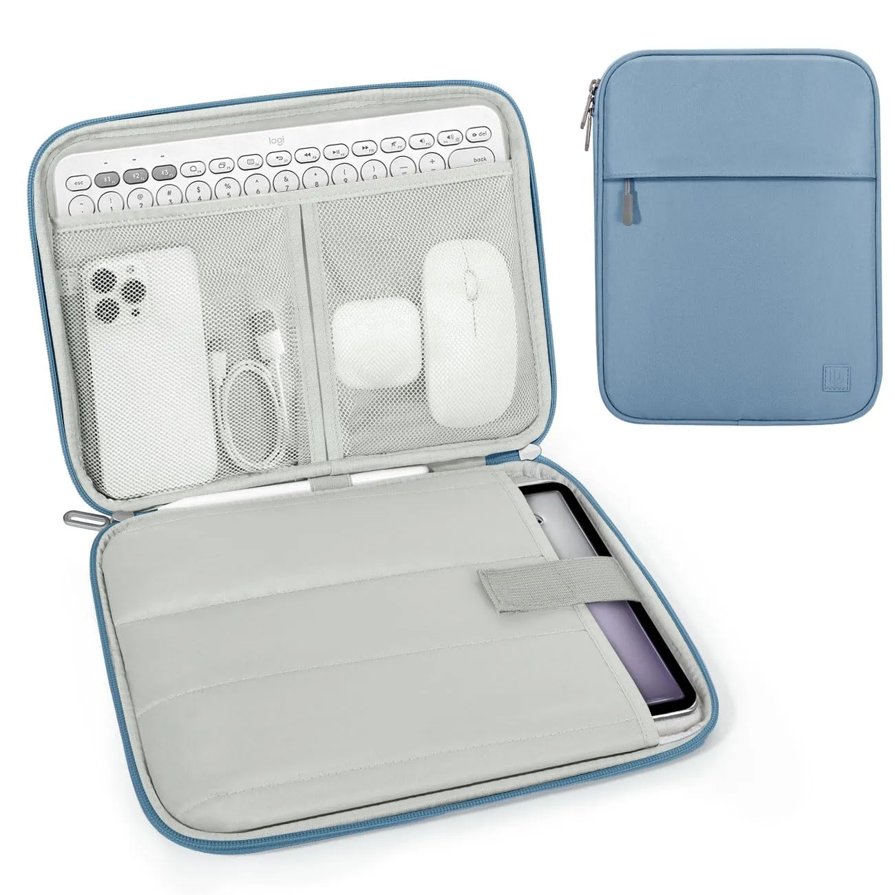 Dadanism Custodia Borsa Portatile per Tablet 13 Pollici, Blu - immagine 1