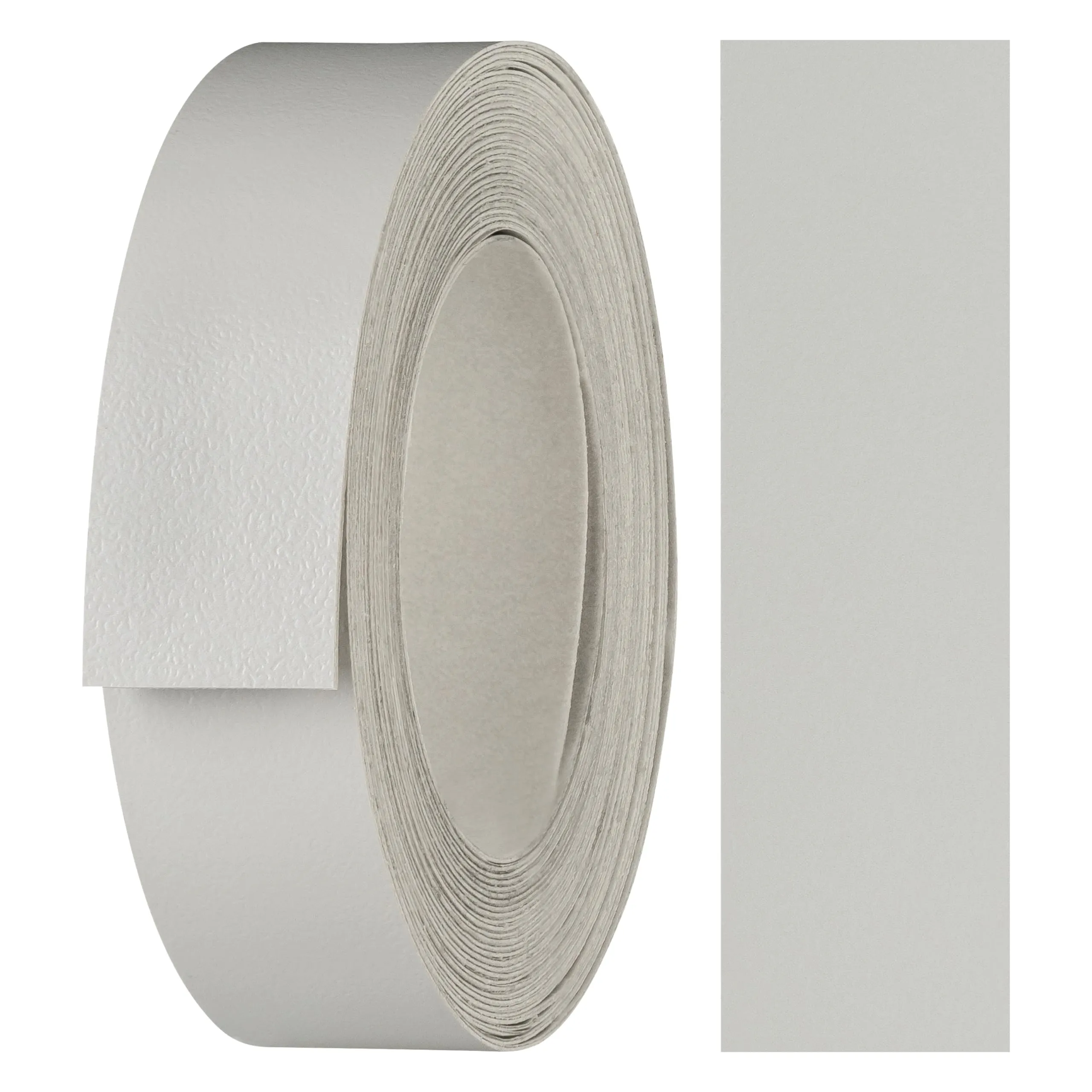 haggiy Nastro autoadesivo per bordi in melamina, 18 mm x 5 m, Grigio Cenere - immagine 1