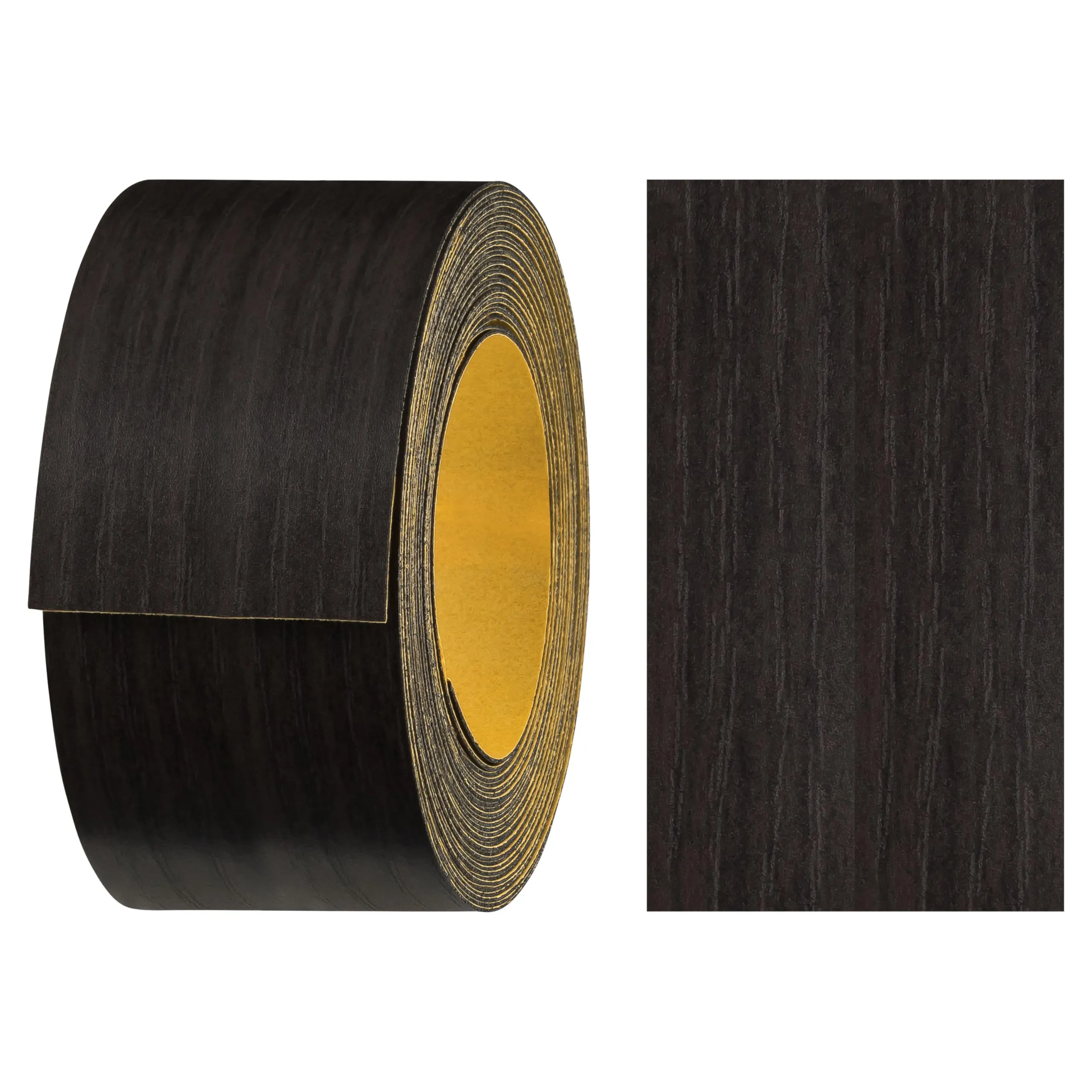 haggiy Nastro in melamina autoadesivo 40 mm x 5 m, Wengé - immagine 1