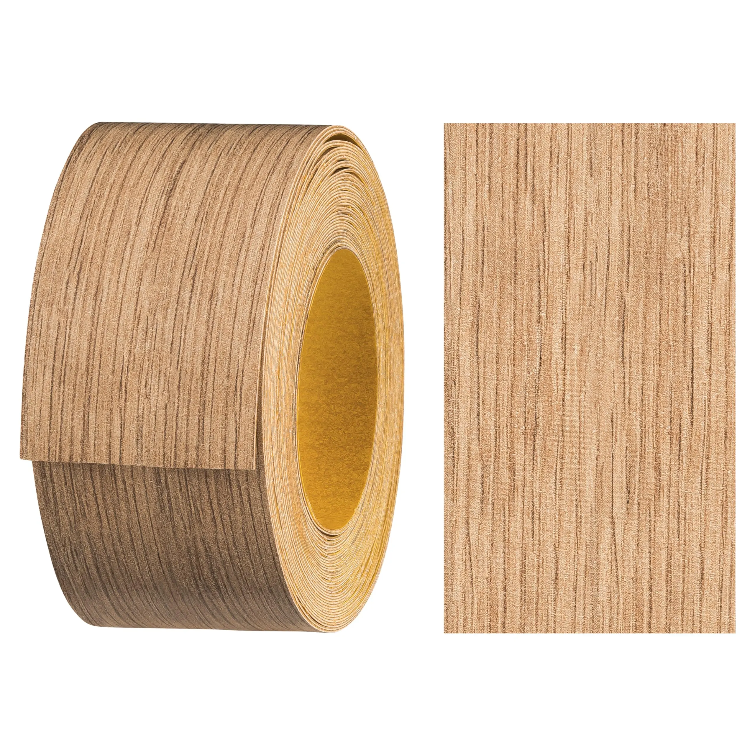 haggiy Nastro Bordi Melamina Autoadesivo - 40mm x 5m, Rovere Selvaggio - immagine 1
