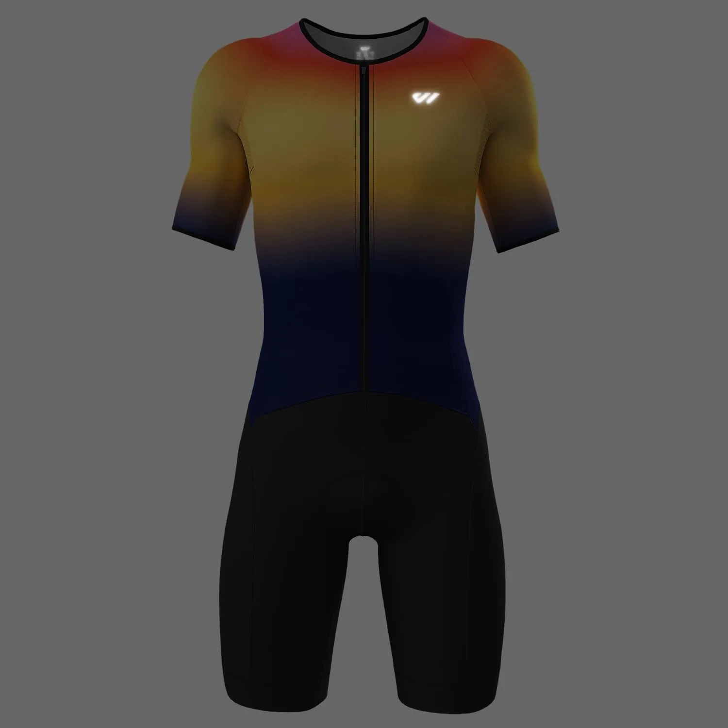 Lo.gas Trisuit Uomo Triathlon Tuta a Maniche Corte Traspirante Asciugatura Rapida - immagine 4