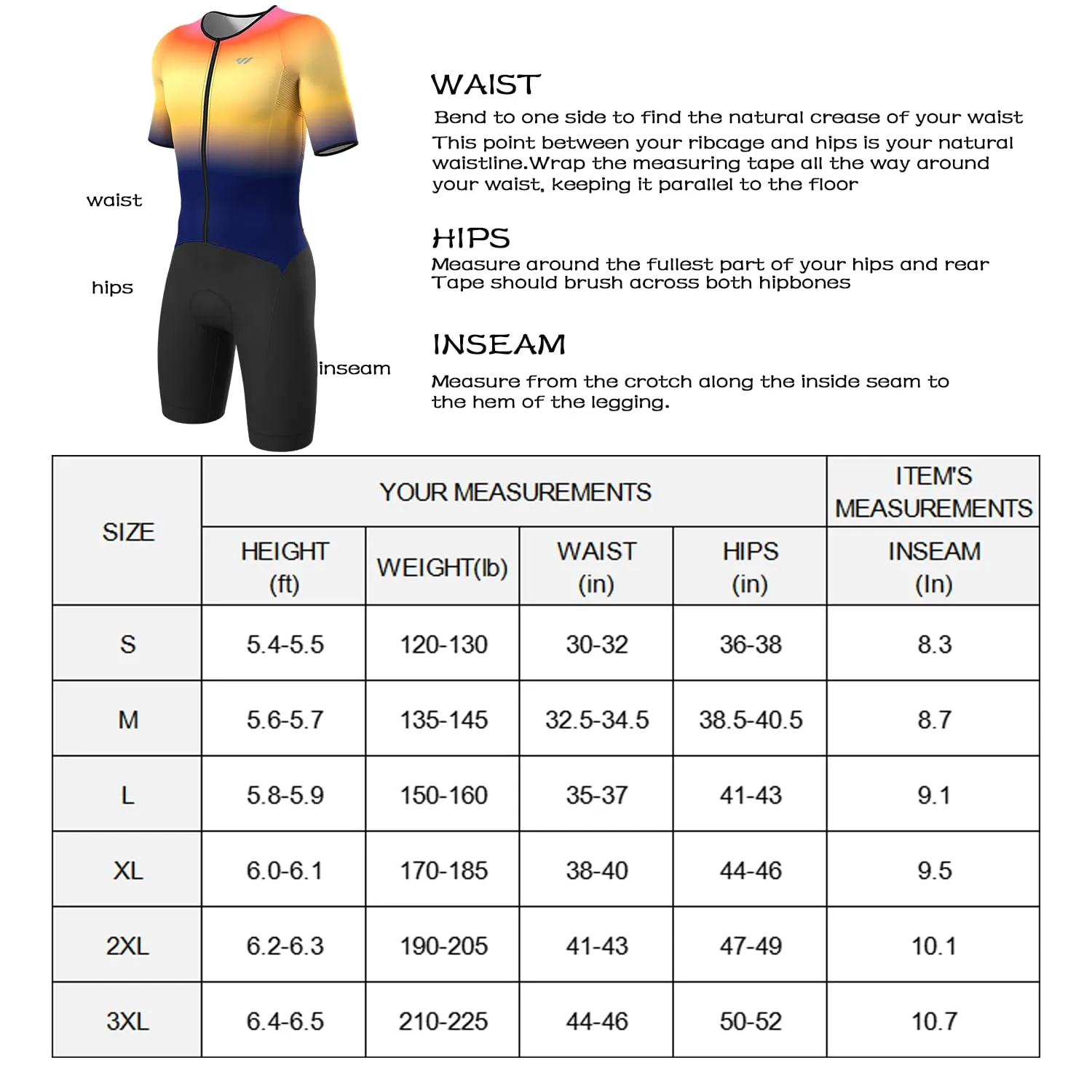 Lo.gas Trisuit Uomo Triathlon Tuta a Maniche Corte Traspirante Asciugatura Rapida - immagine 6