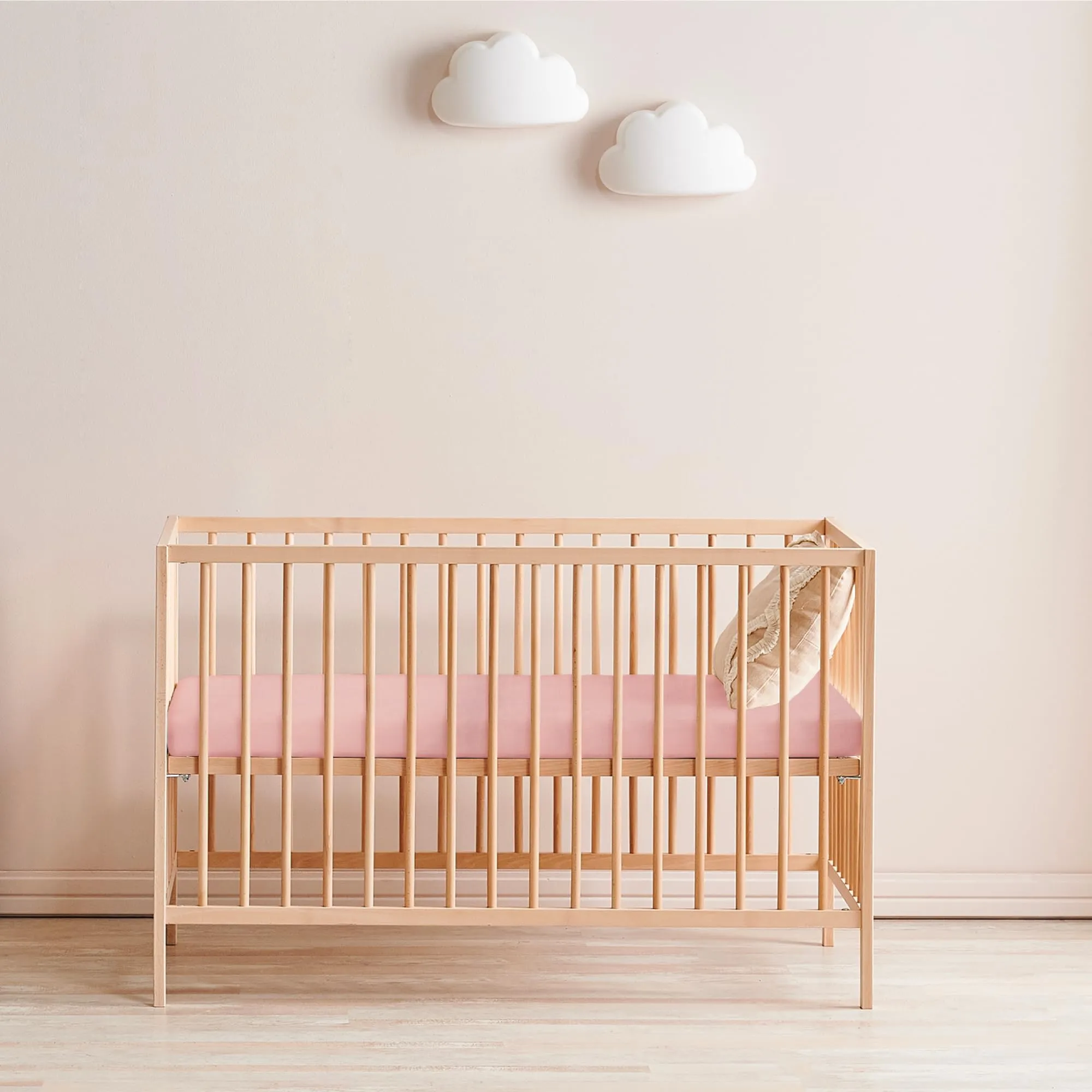 Dreamzie Set 2 Lenzuola con Angoli in Cotone per Bambini 40x90 Rosa Oeko Tex certificato - immagine 5
