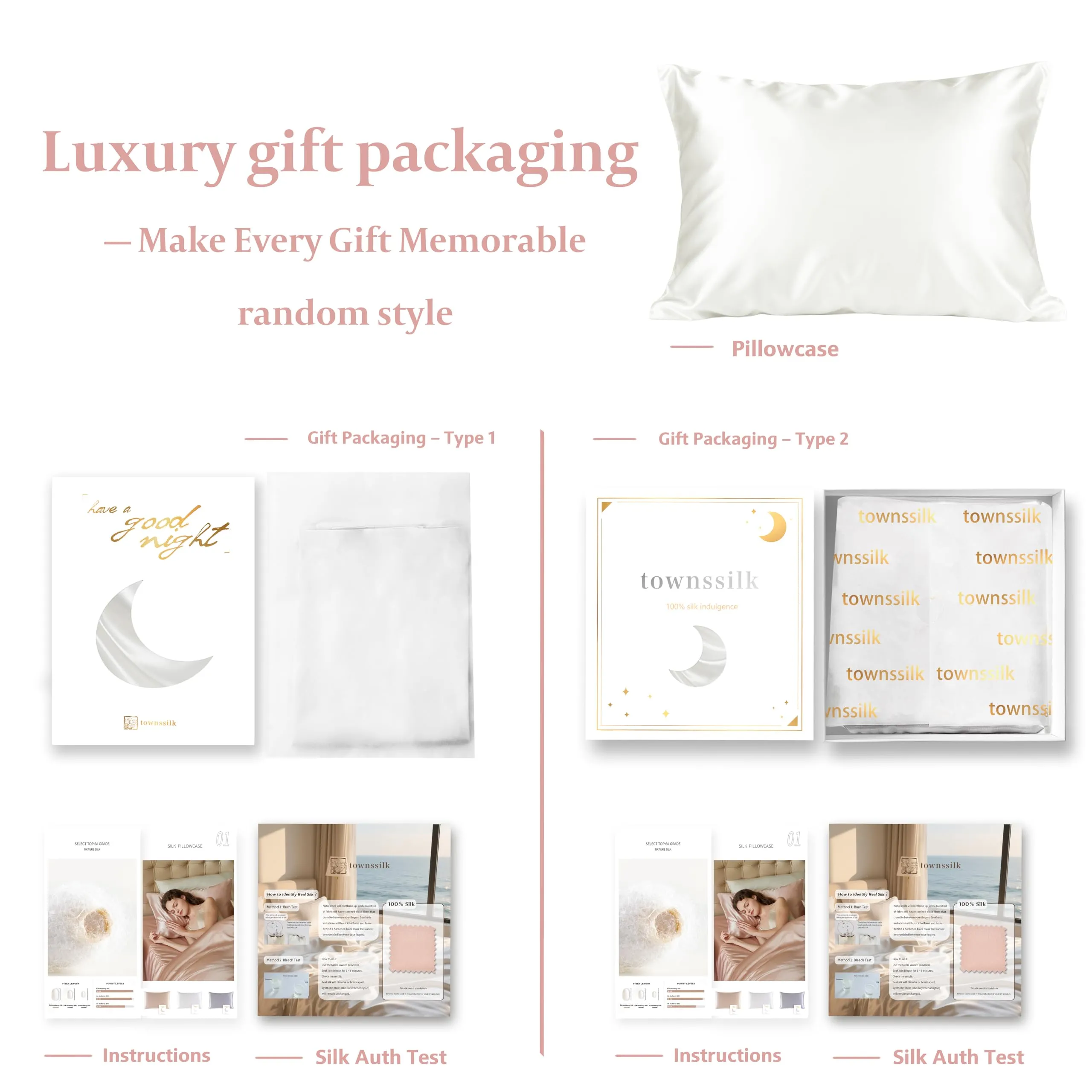 townssilk Federa in seta di gelso 100% naturale 19 momme, doppia faccia, 40x80cm, Lavender - immagine 8