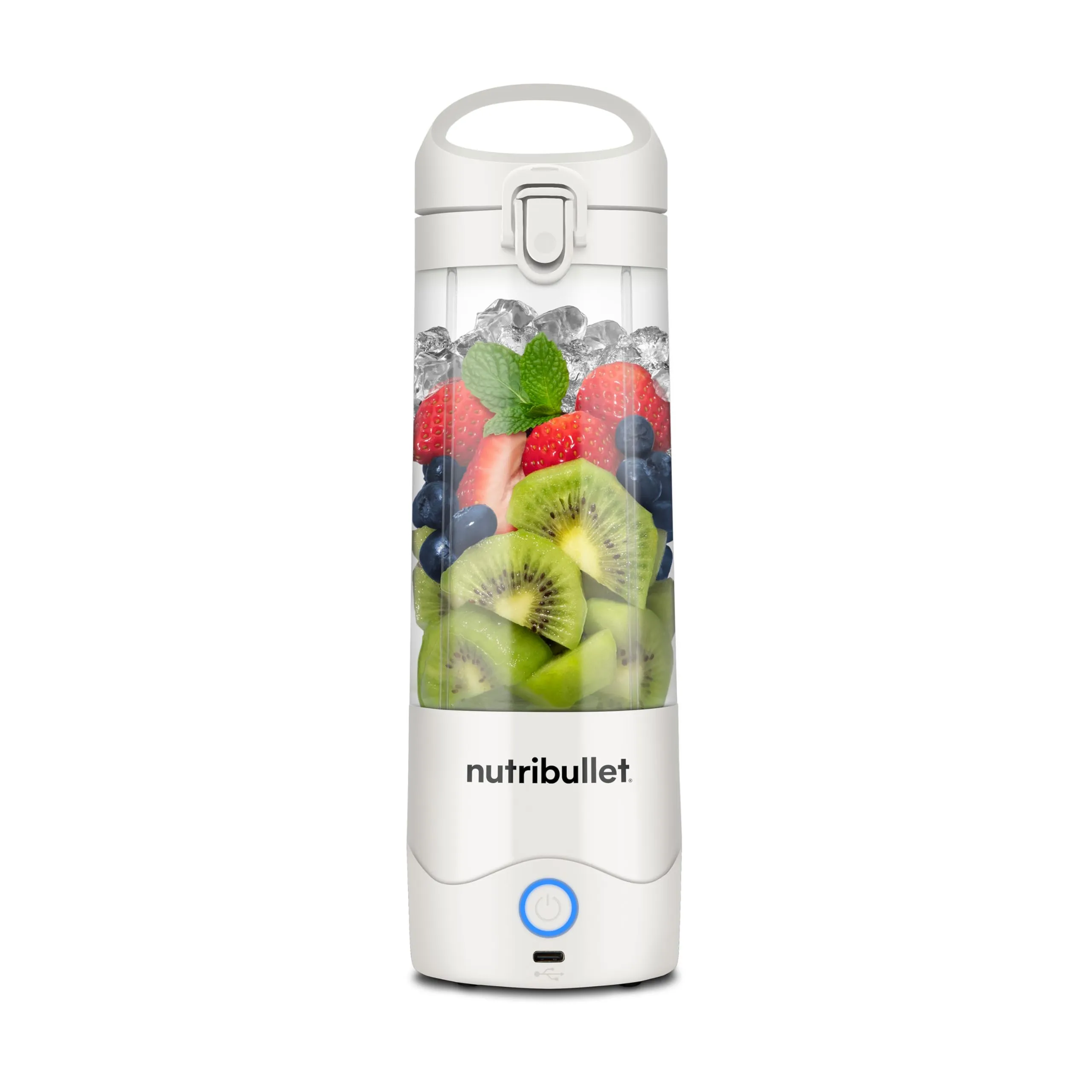 NutriBullet Portable Frullatore Portatile 475ml Bianco - immagine 1