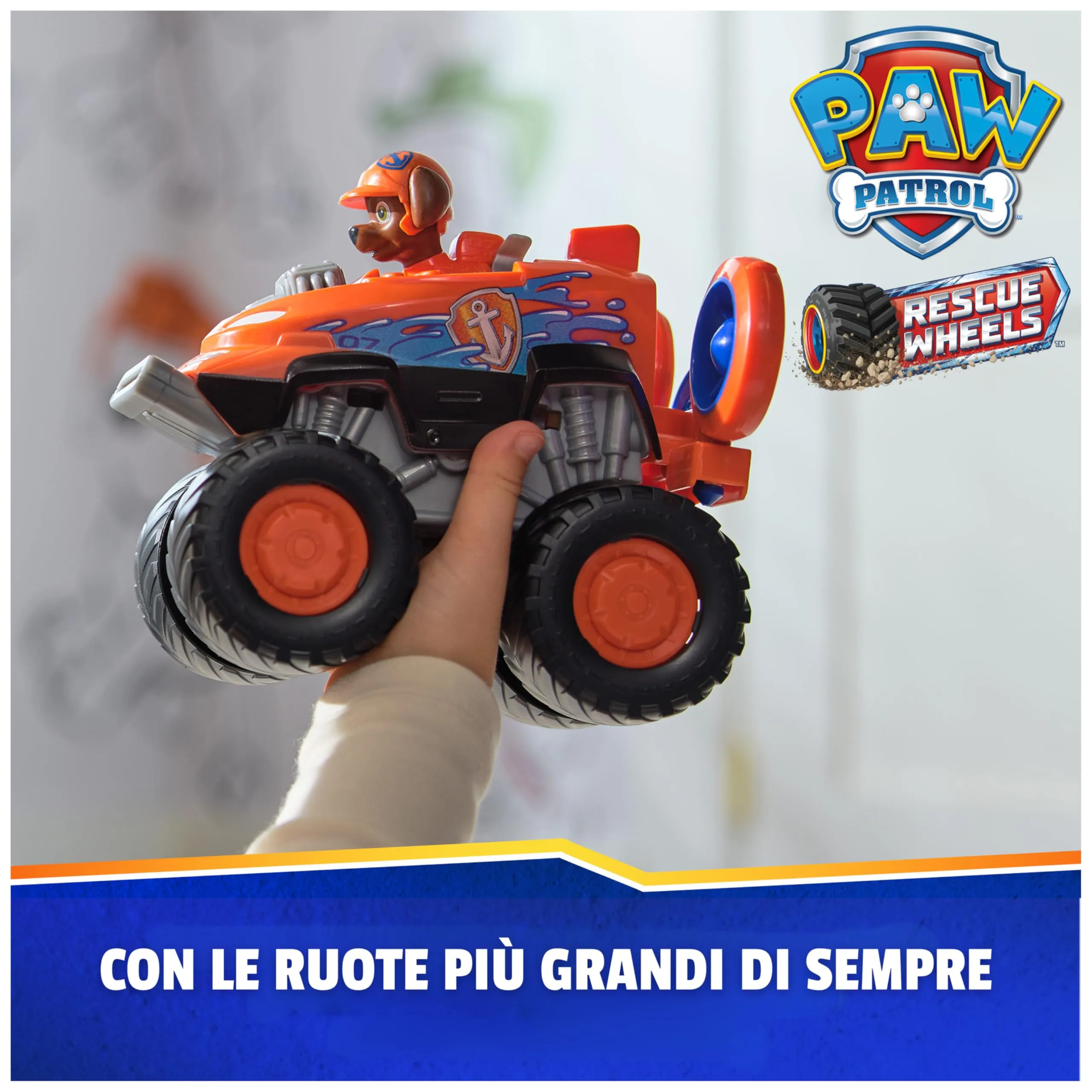 Paw Patrol Rescue Wheels Hovercraft di Zuma Veicolo Giocattolo - immagine 3