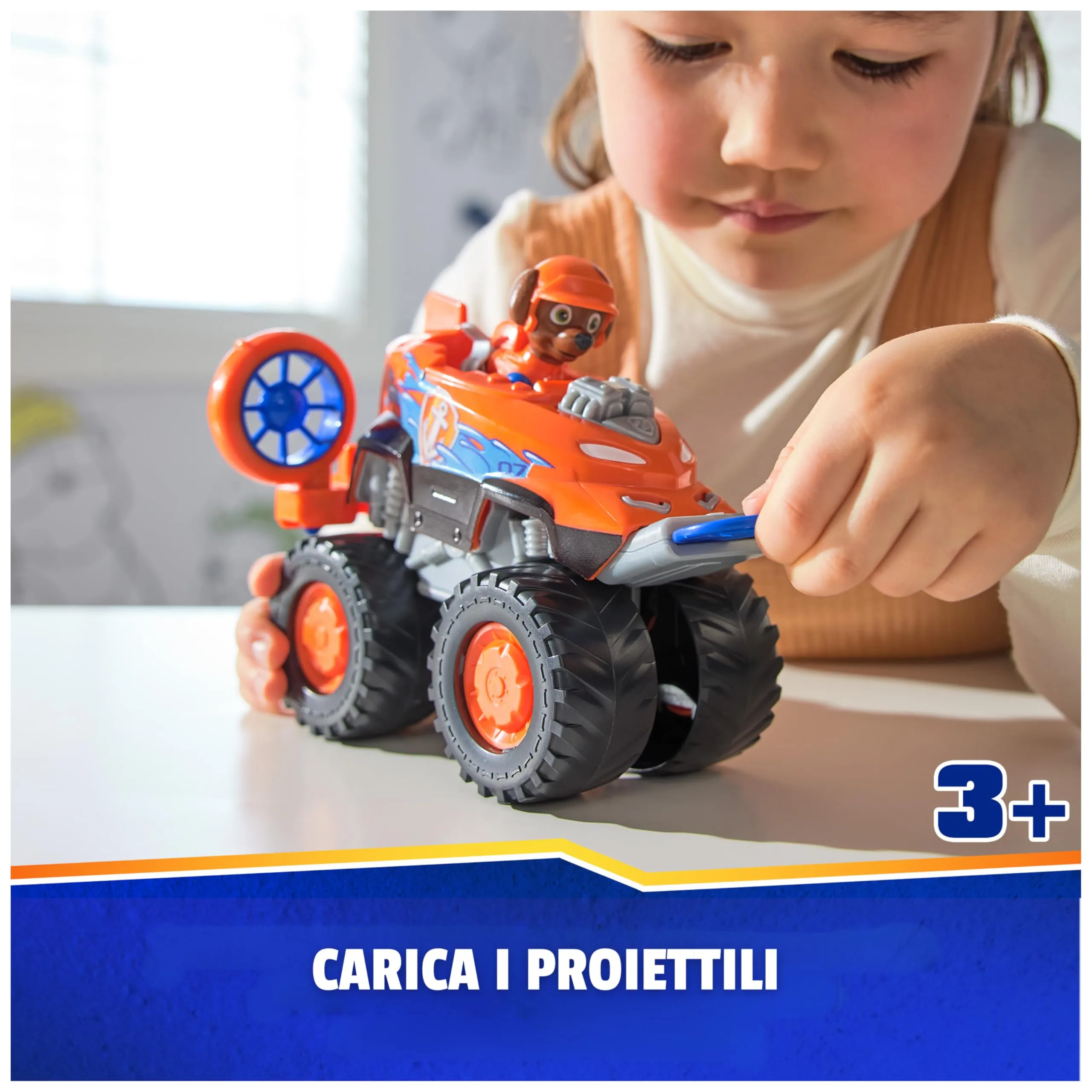 Paw Patrol Rescue Wheels Hovercraft di Zuma Veicolo Giocattolo - immagine 4