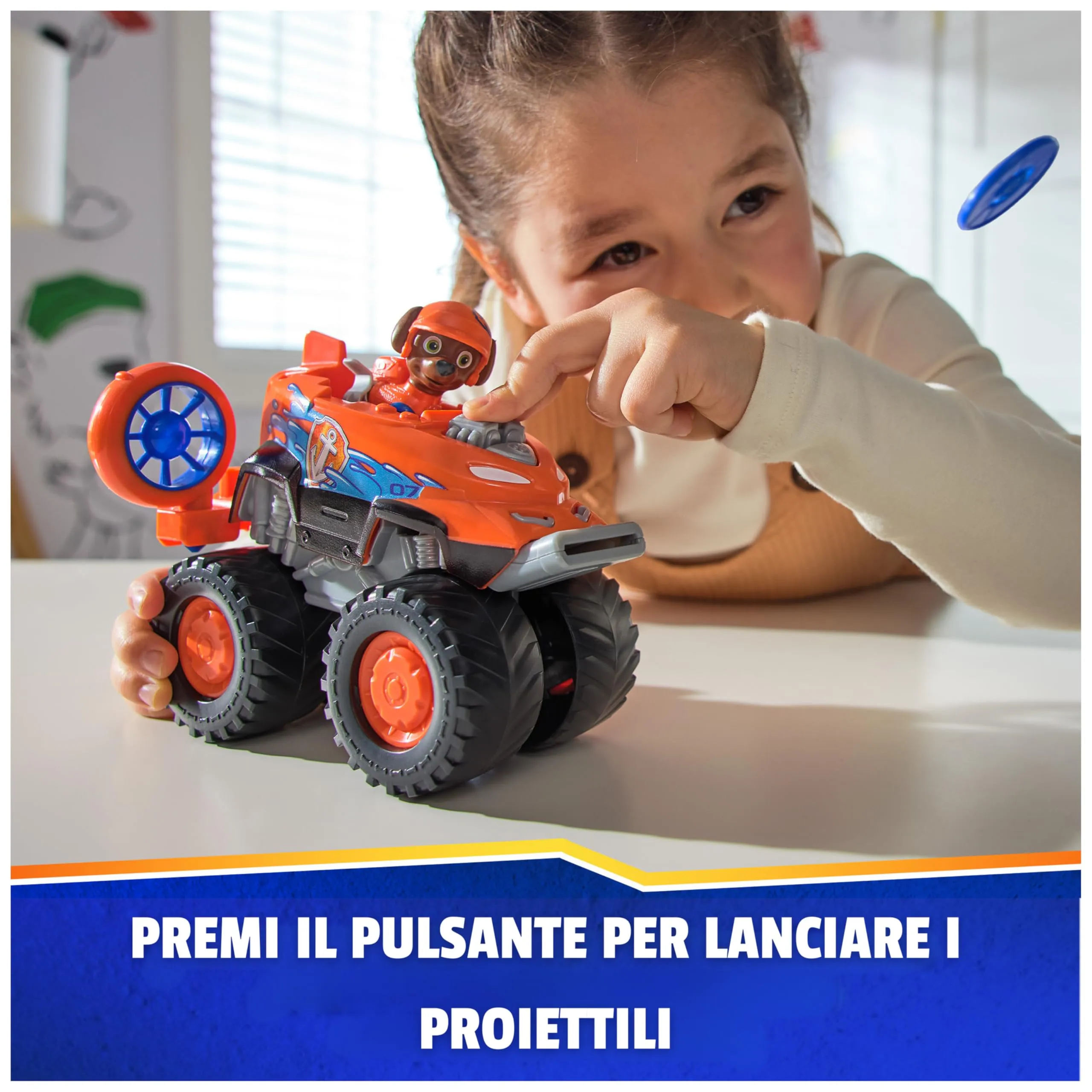 Paw Patrol Rescue Wheels Hovercraft di Zuma Veicolo Giocattolo - immagine 5