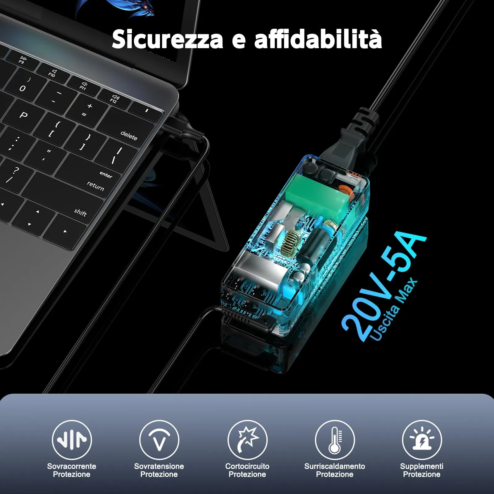 Cavo di ricarica USB C da 100 W - immagine 5