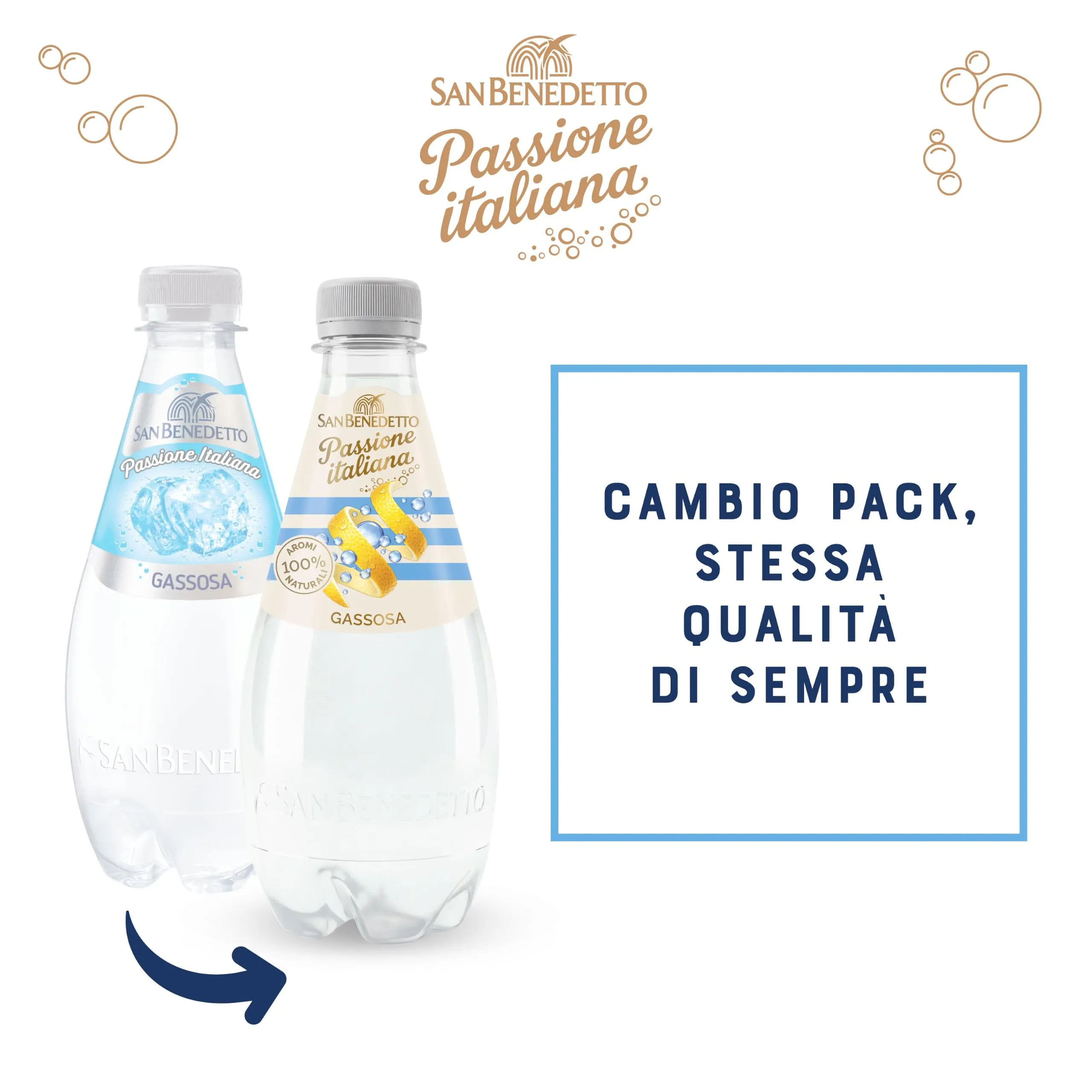 San Benedetto Passione Italiana Gassosa, 12x400 ml - immagine 3