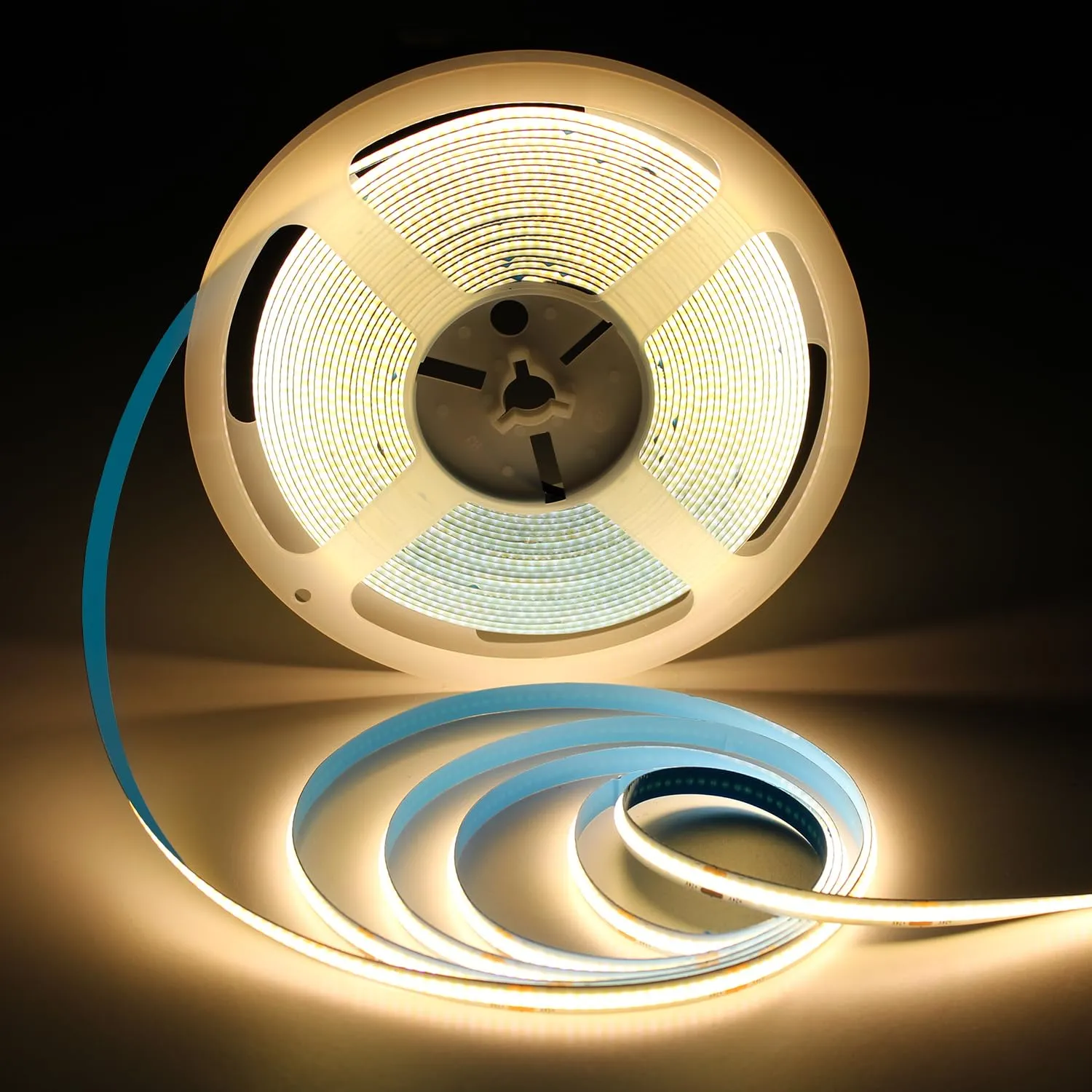 ShineBurky Striscia LED COB 10 Metri, Bianco Caldo, 24V, CRI93+ - immagine 1