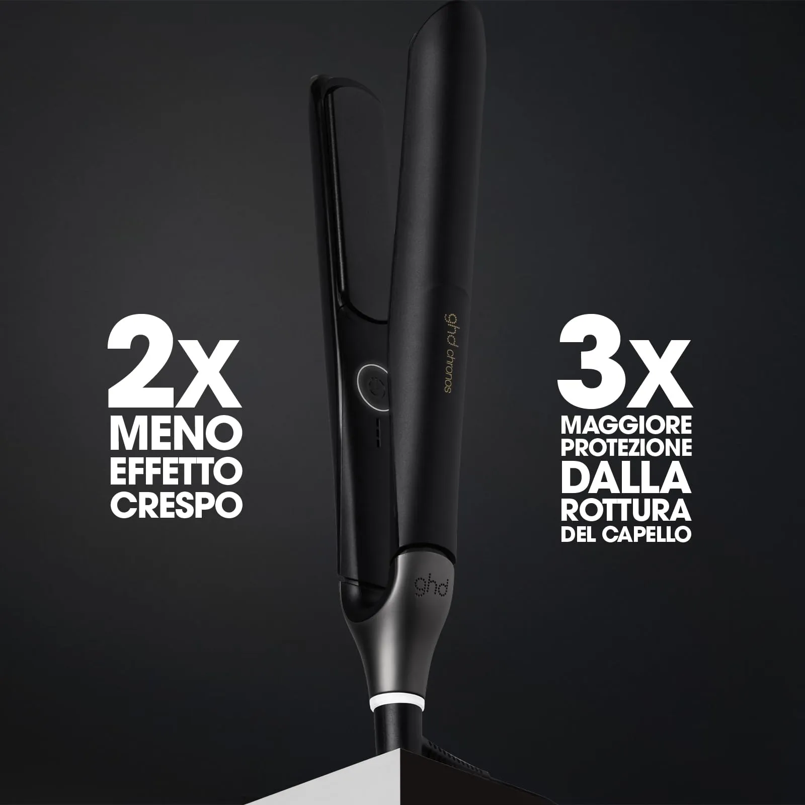 ghd Chronos Piastra Capelli Professionale con Lamelle in Ceramica, Nero - immagine 5