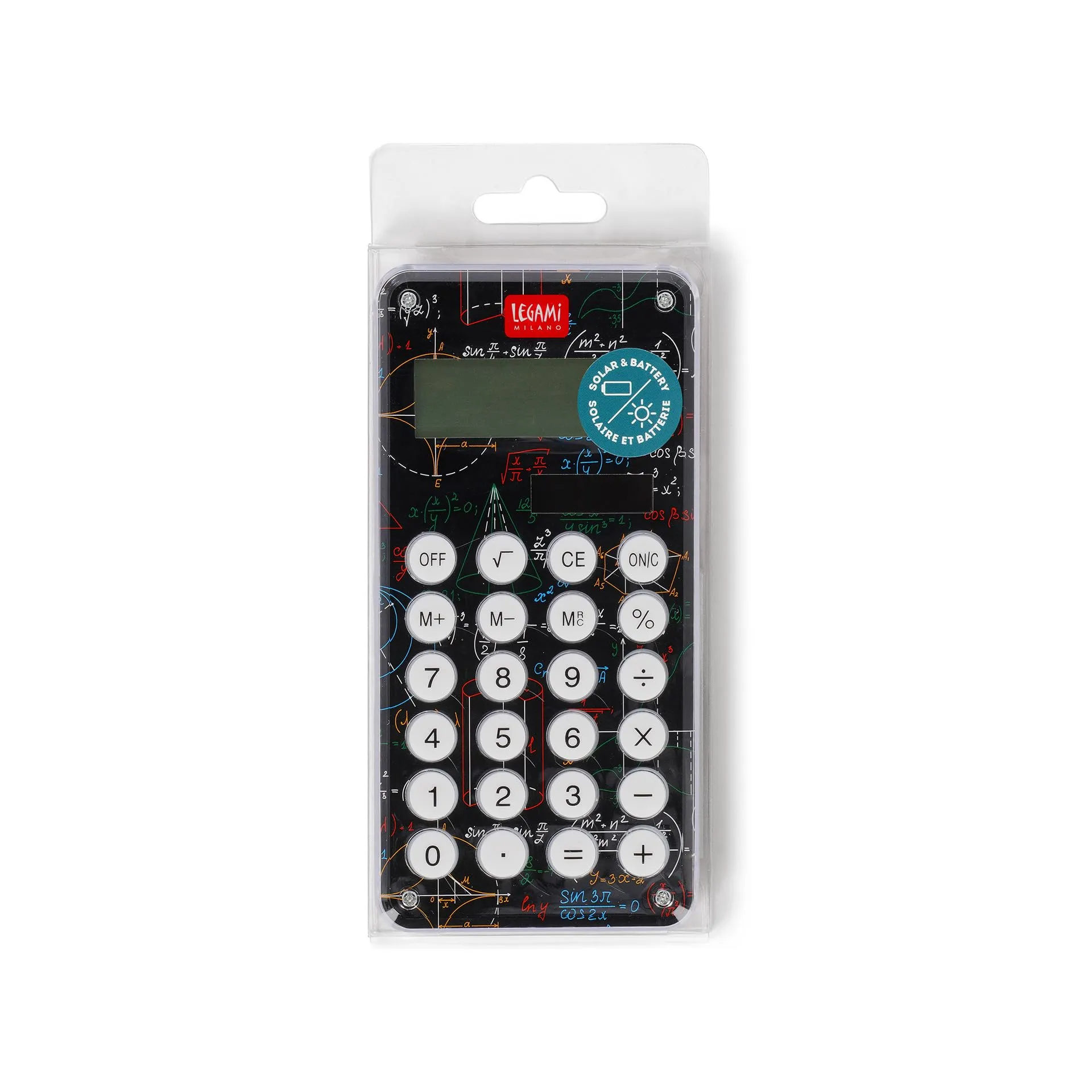 Legami Genius Calcolatrice Two Way Power, Display a 8 Cifre, Batteria LR1130 Inclusa - immagine 4