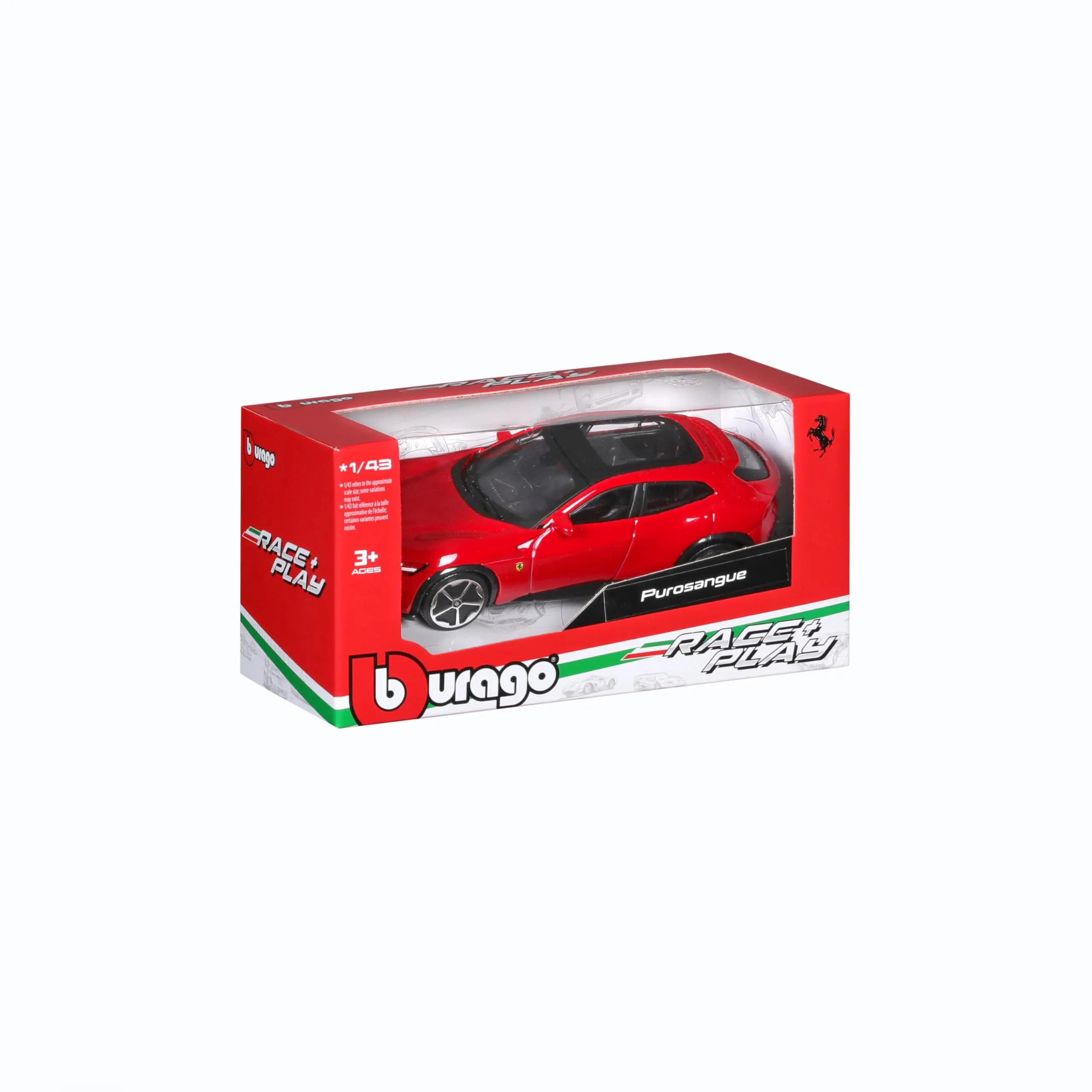 Bburago Ferrari Purosangue R&P 1:43 Scale Model Car - immagine 2