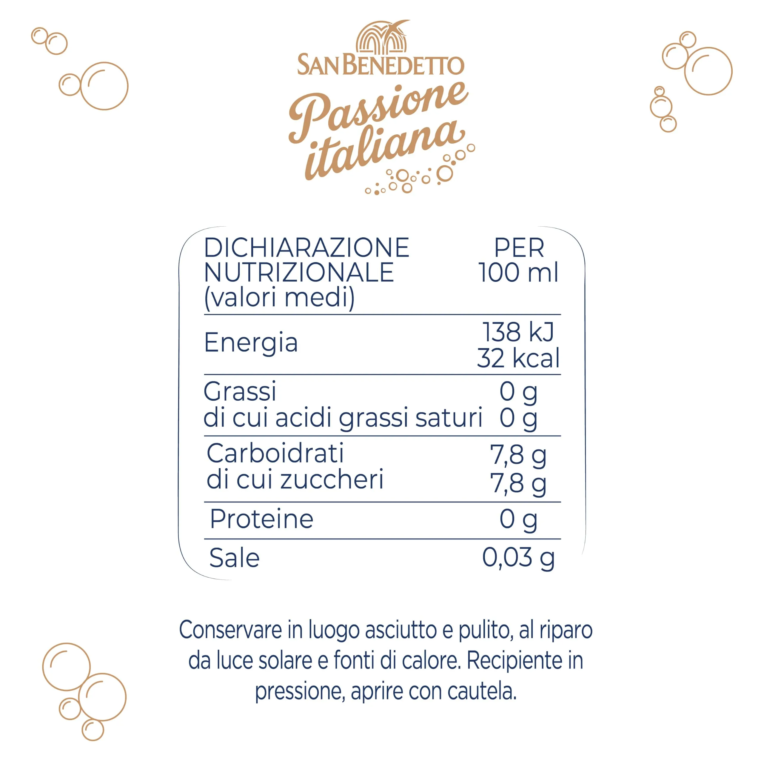 San Benedetto Passione Italiana Chinotto, 6x750ml - immagine 2