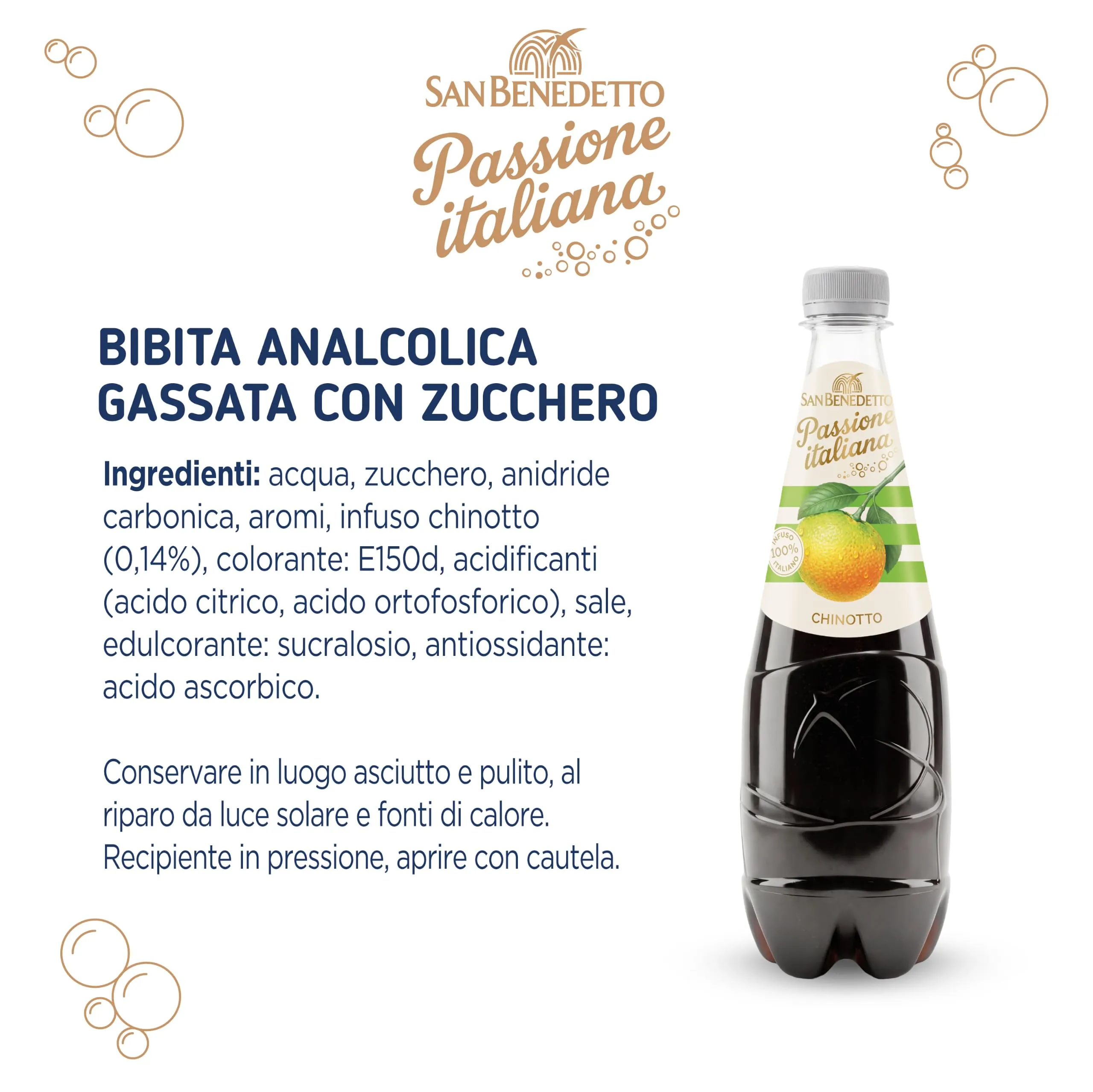 San Benedetto Passione Italiana Chinotto, 6x750ml - immagine 6