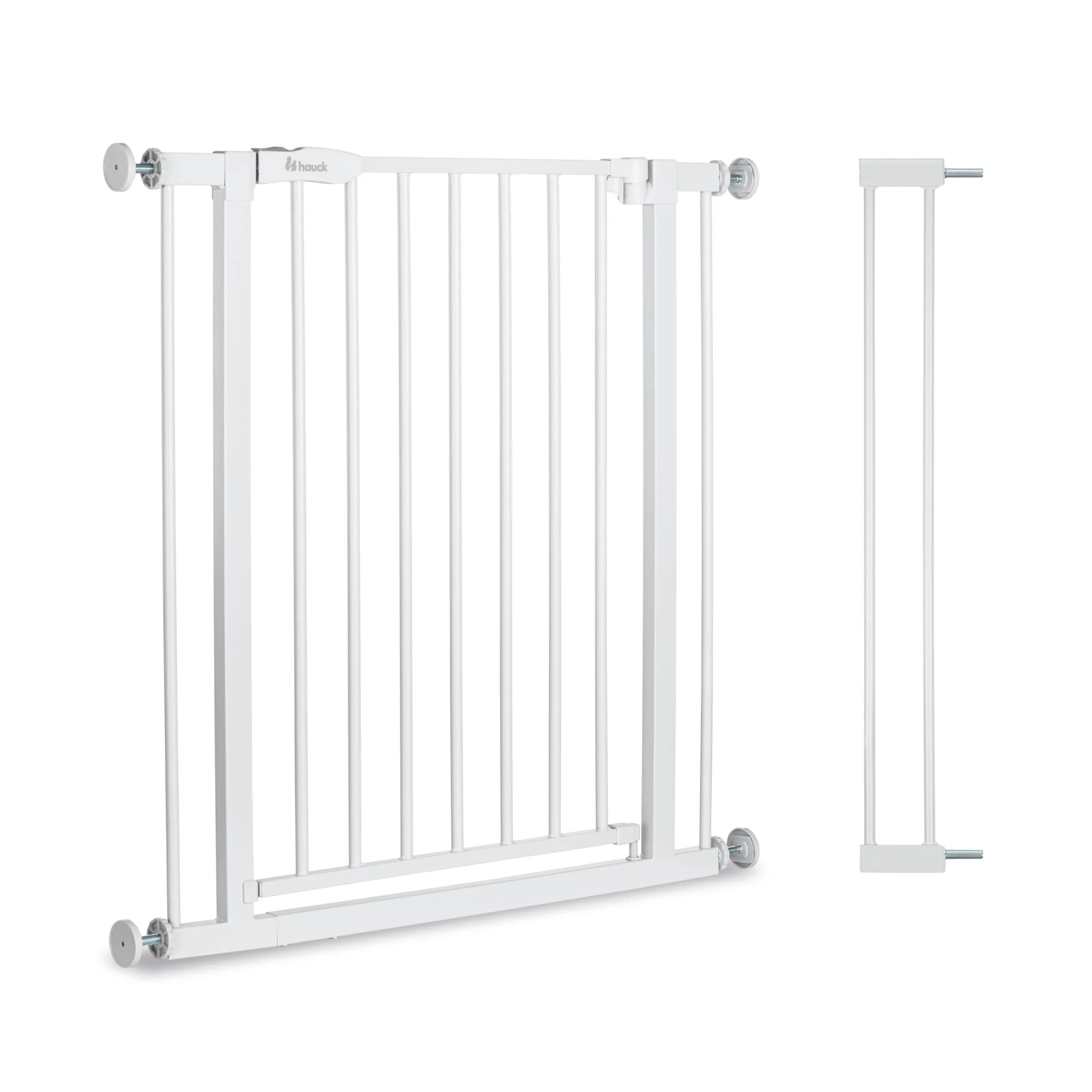 hauck Cancelletto di Sicurezza con Prolunga 9 cm, senza Fori, White - immagine 1