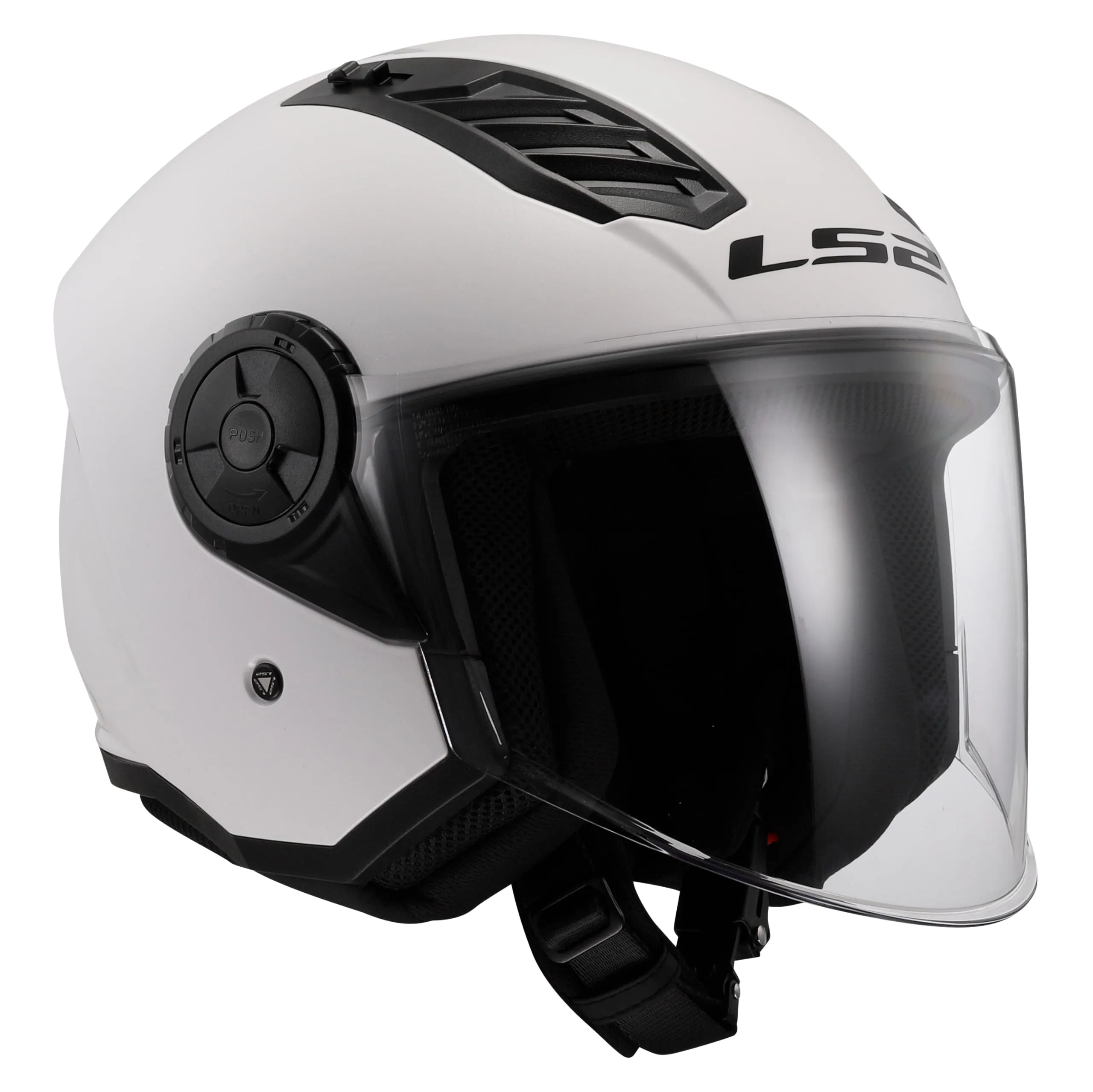 LS2 Airflow II Jet Helmet - Gloss White, 3XL - immagine 6