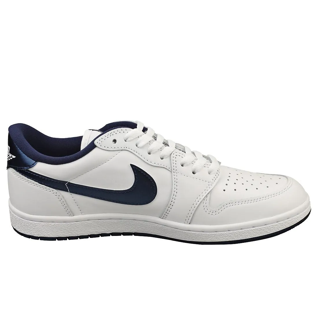 Nike Air Jordan 1 Low Men's Shoes - FB9933-141 - Bianco Blu Navy - immagine 6