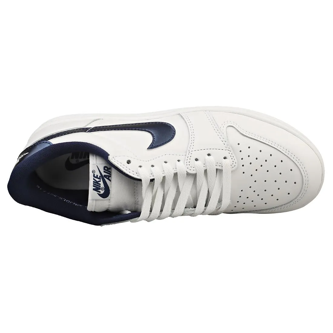 Nike Air Jordan 1 Low Men's Shoes - FB9933-141 - Bianco Blu Navy - immagine 8