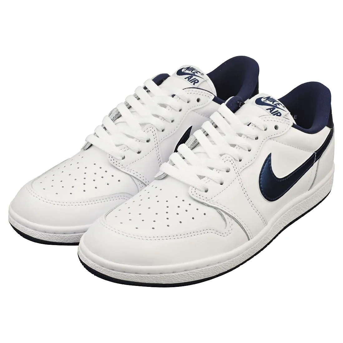 Nike Air Jordan 1 Low Men's Shoes - FB9933-141 - Bianco Blu Navy - immagine 9