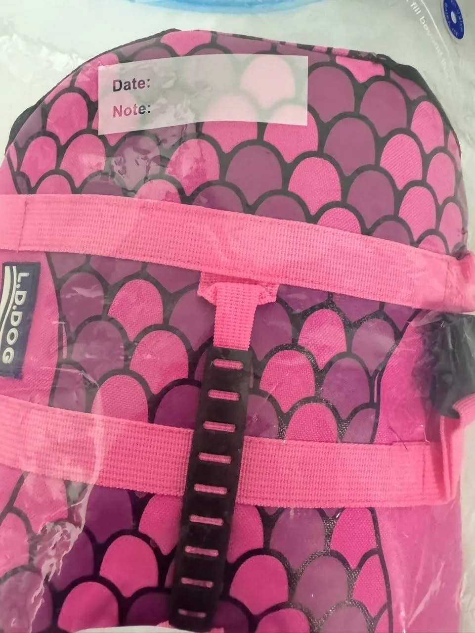 CITÉTOILE Giubbotto di Salvataggio per Cani a Forma di Sirena con Manico, Rosa, S - immagine 8