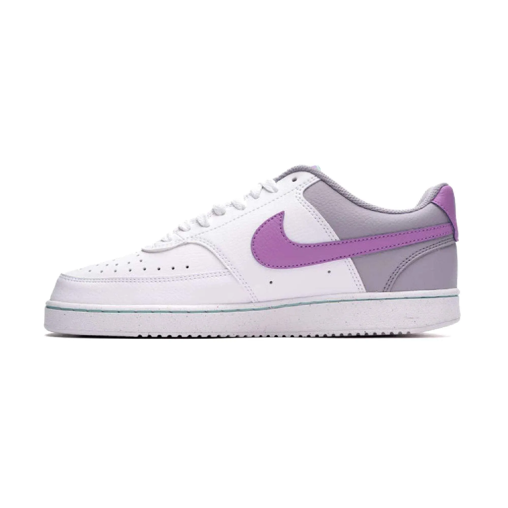 Nike W Court Vision Lo NN Low Top - White Rush Fuchsia Pewter Emerald Rise - 38.5 EU - immagine 1