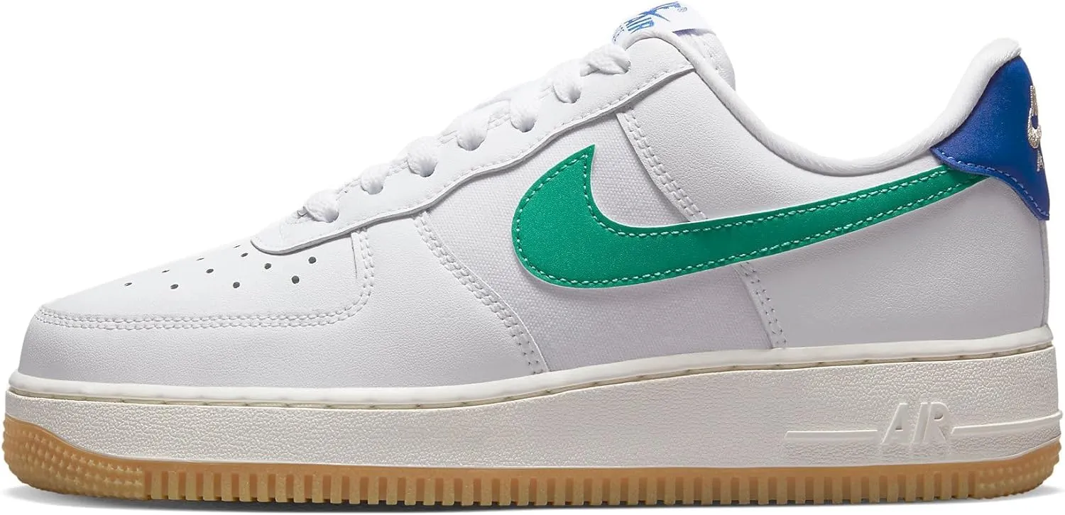 Nike Air Force 1 Low Women's Shoes DD8959-110 White/Game Royal/Sanddrift/Stadium Green - immagine 1