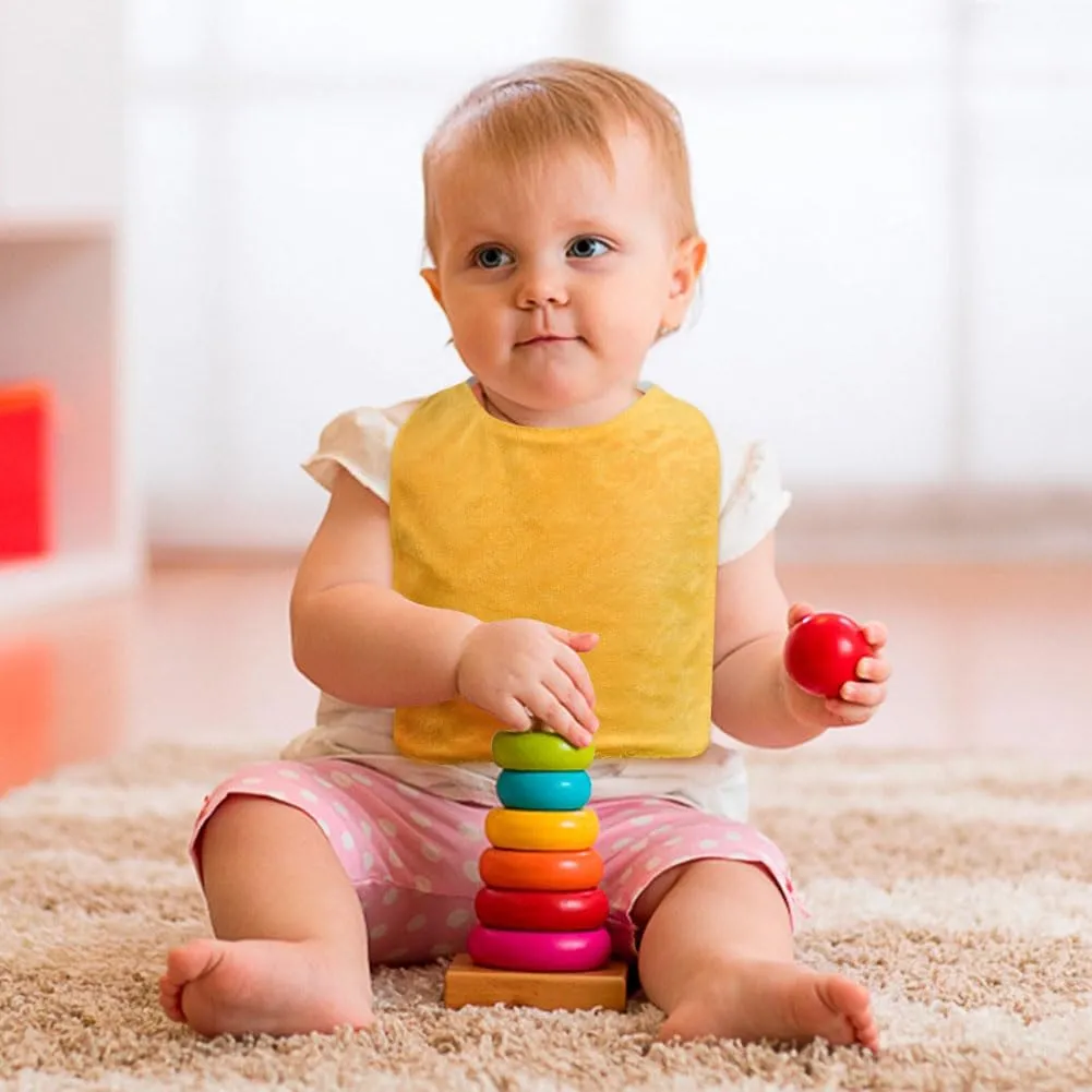 Vicloon Bavaglini in spugna impermeabili per bambini, 5 pezzi - immagine 6