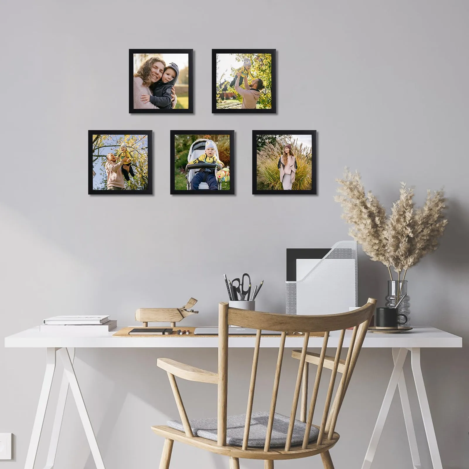 Giftgarden Cornice in PVC 15x15 cm, Nero, 1 Pezzo - immagine 5