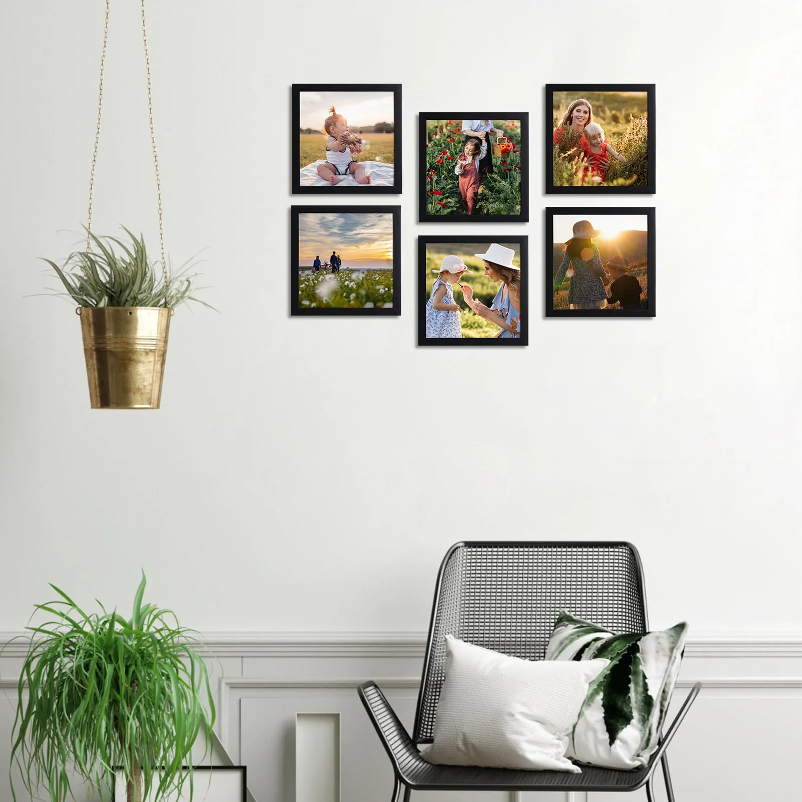 Giftgarden Cornice in PVC 15x15 cm, Nero, 1 Pezzo - immagine 7