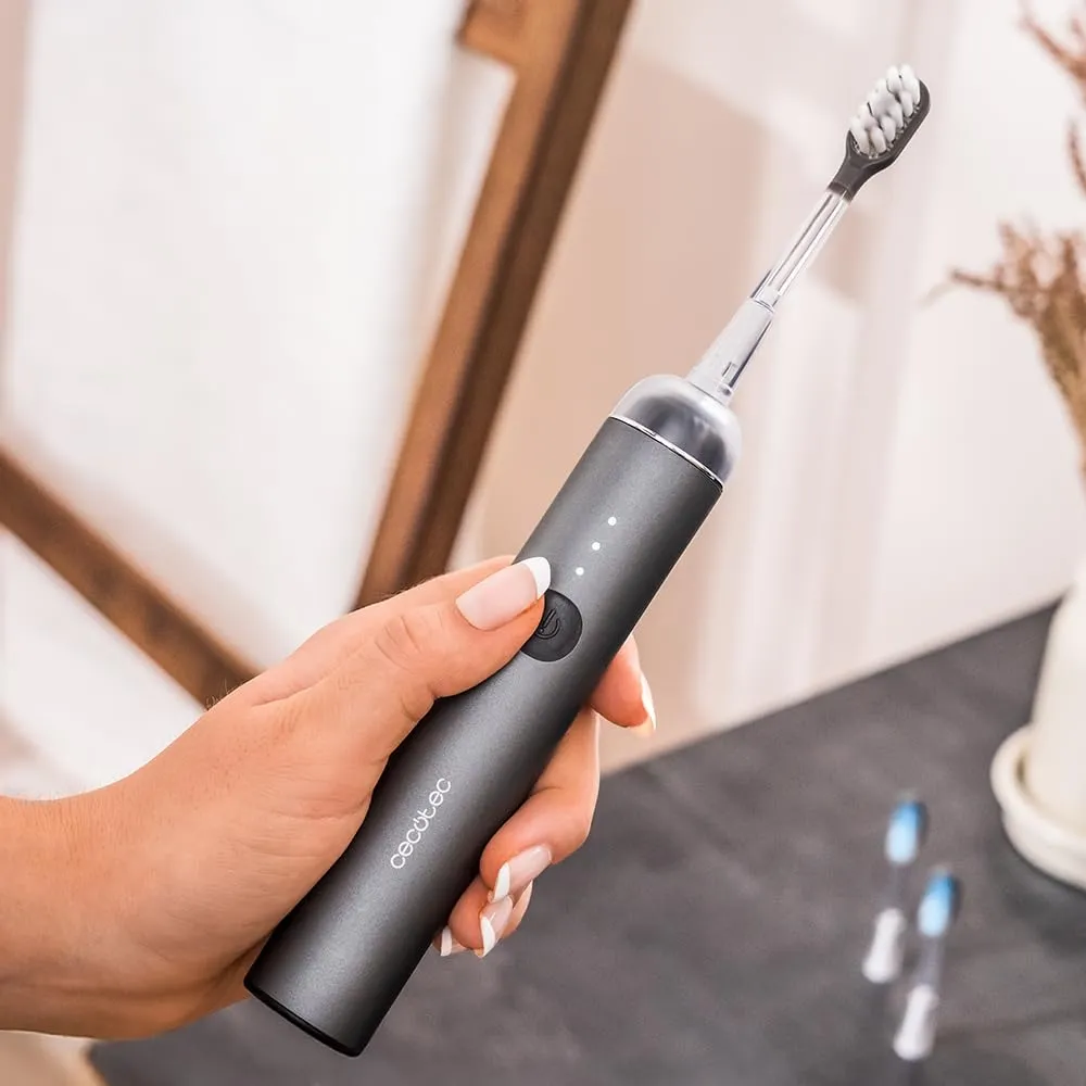 Cecotec ToothCare UltraSonic EliteSwing Spazzolino Elettrico Sonico, 4 Modalità, 66000 giri/min, Motore Brushless, 2 Teste, Autonomia 30 Giorni - immagine 4