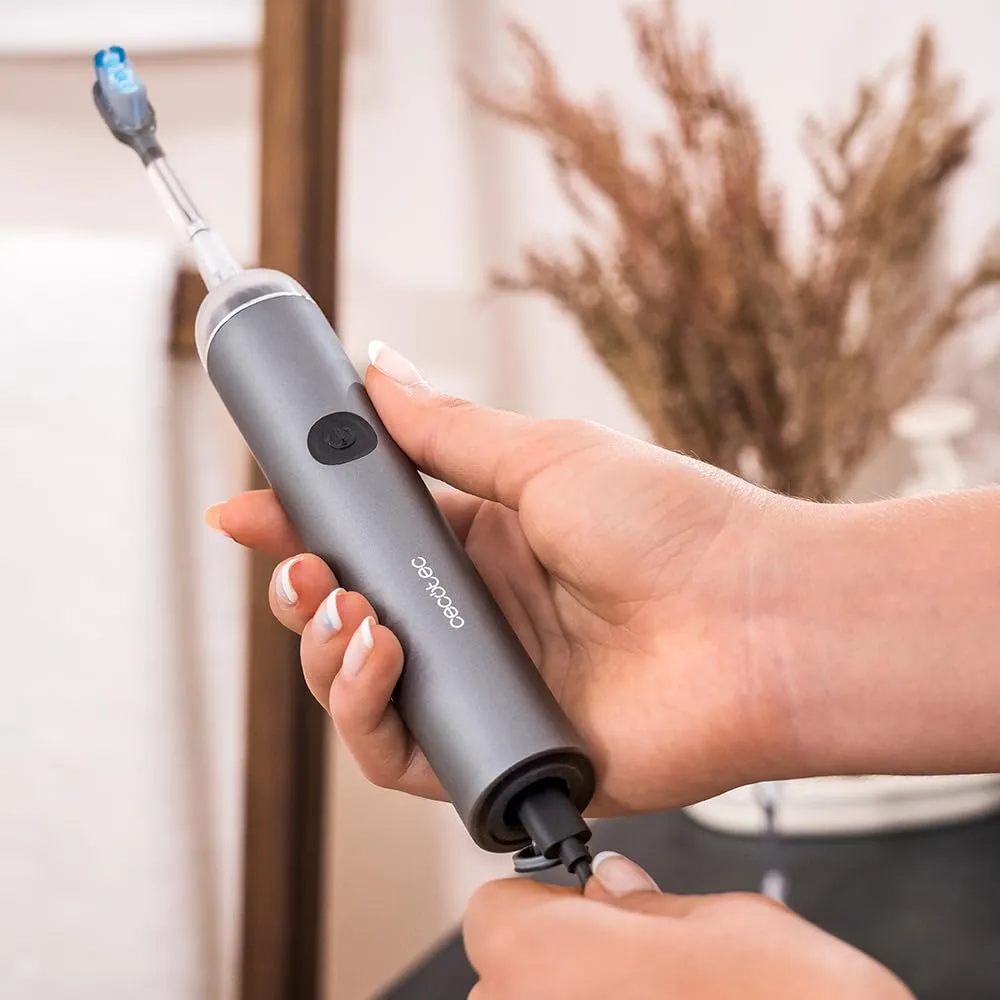 Cecotec ToothCare UltraSonic EliteSwing Spazzolino Elettrico Sonico, 4 Modalità, 66000 giri/min, Motore Brushless, 2 Teste, Autonomia 30 Giorni - immagine 7