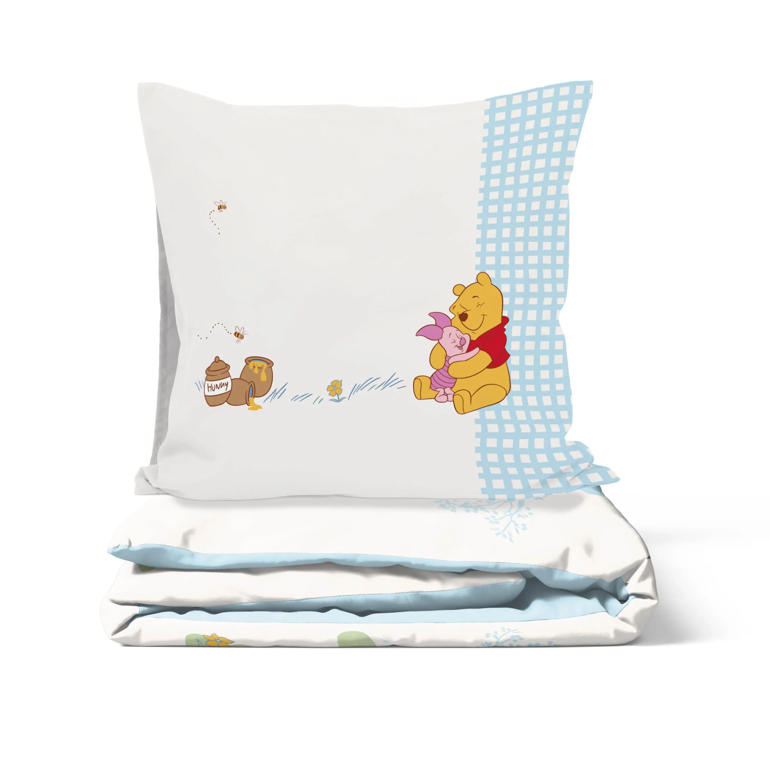 Jay Franco Disney Winnie The Pooh Set di biancheria da letto, 2 pezzi, bianco, singolo - immagine 6