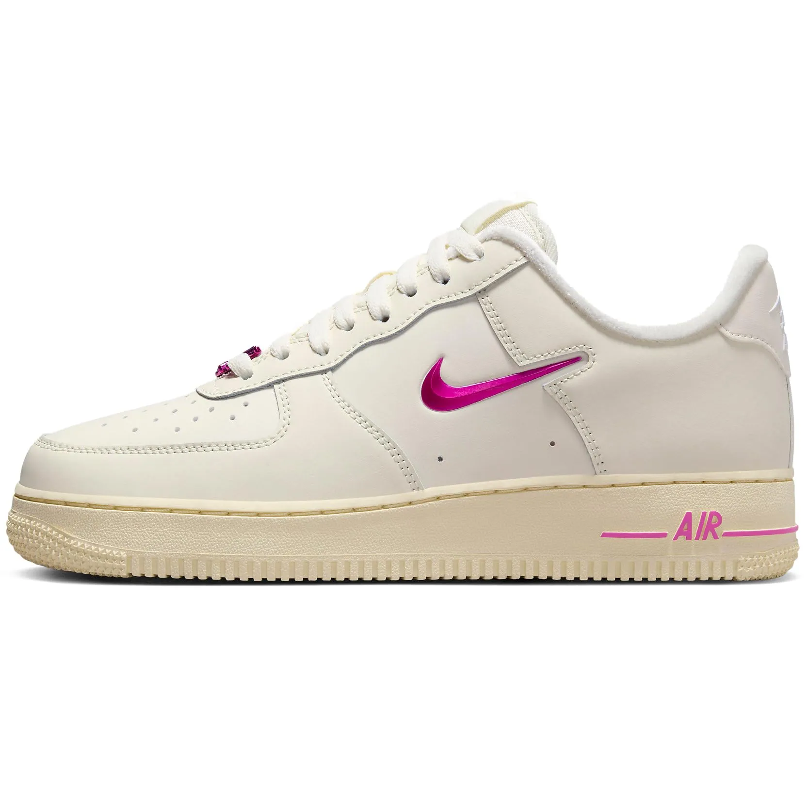 Nike Air Force 1 '07 Women's Shoes FB8251-101 Coconut Milk/Alabaster/Playful Pink, 40.5 EU - immagine 1
