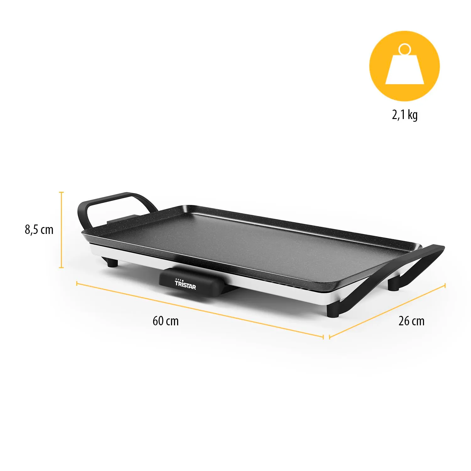 Tristar Table Grill Slim M BP-2667, 46 x 26 cm - immagine 2