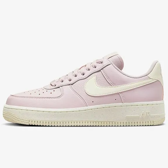 Nike Wmns Air Force 1 '07 NN, Platino, Viola/Saul, Latte di Cocco, Volt, 36 EU - immagine 3