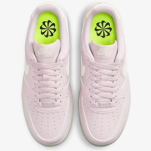 Nike Wmns Air Force 1 '07 NN, Platino, Viola/Saul, Latte di Cocco, Volt, 36 EU - immagine 5