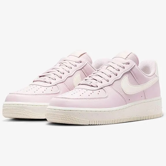 Nike Wmns Air Force 1 '07 NN, Platino, Viola/Saul, Latte di Cocco, Volt, 36 EU - immagine 7
