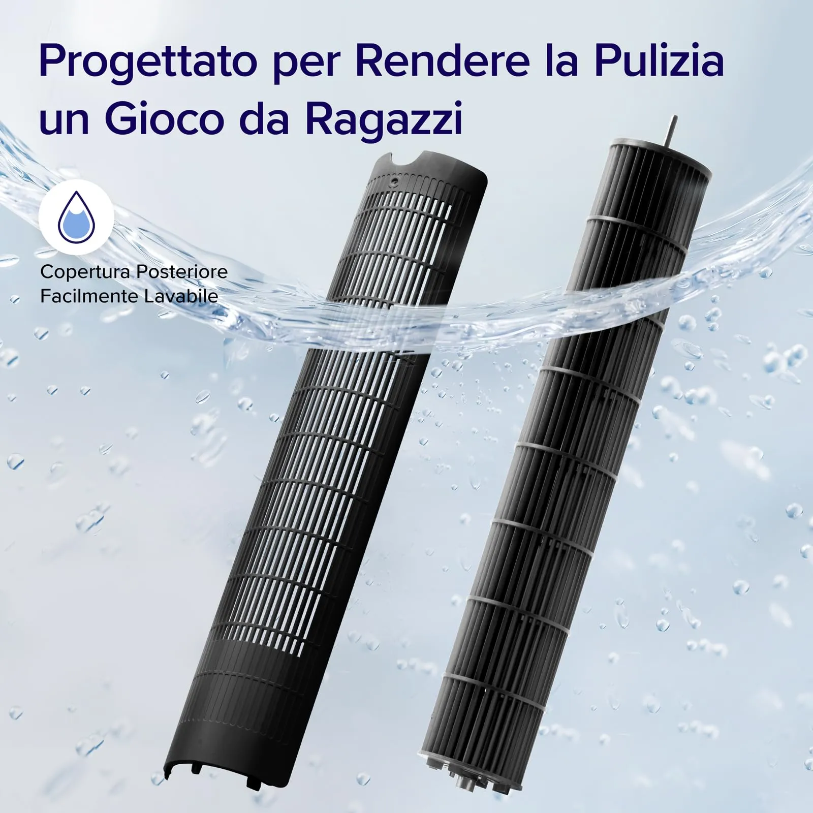 Levoit Ventilatore a Torre Wi-Fi Classic Pro Smart, 108 cm, Nero - immagine 7