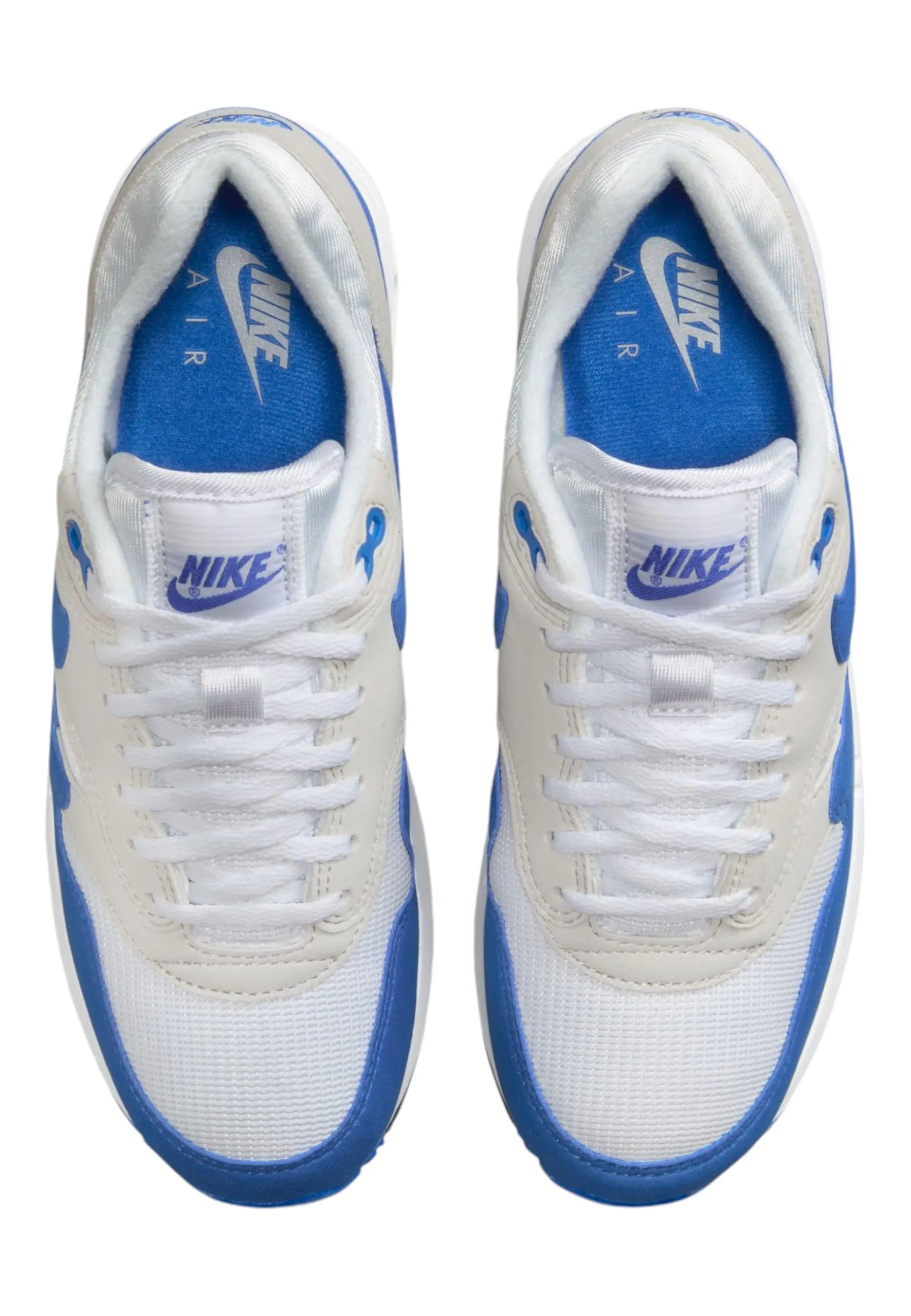 Nike Air Max 1 '86 OG Leather Sneakers - Bianco-Blu Royal - immagine 4