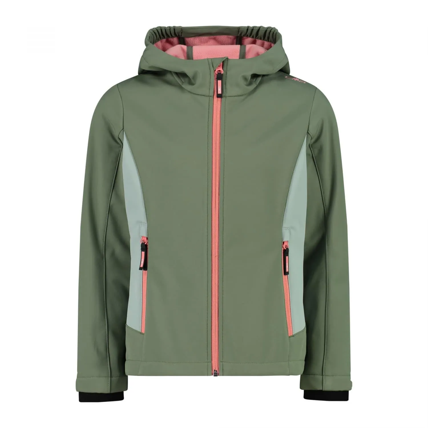 CMP Giacca Softshell da Ragazzo con Cappuccio, Salvia, 116 - immagine 1