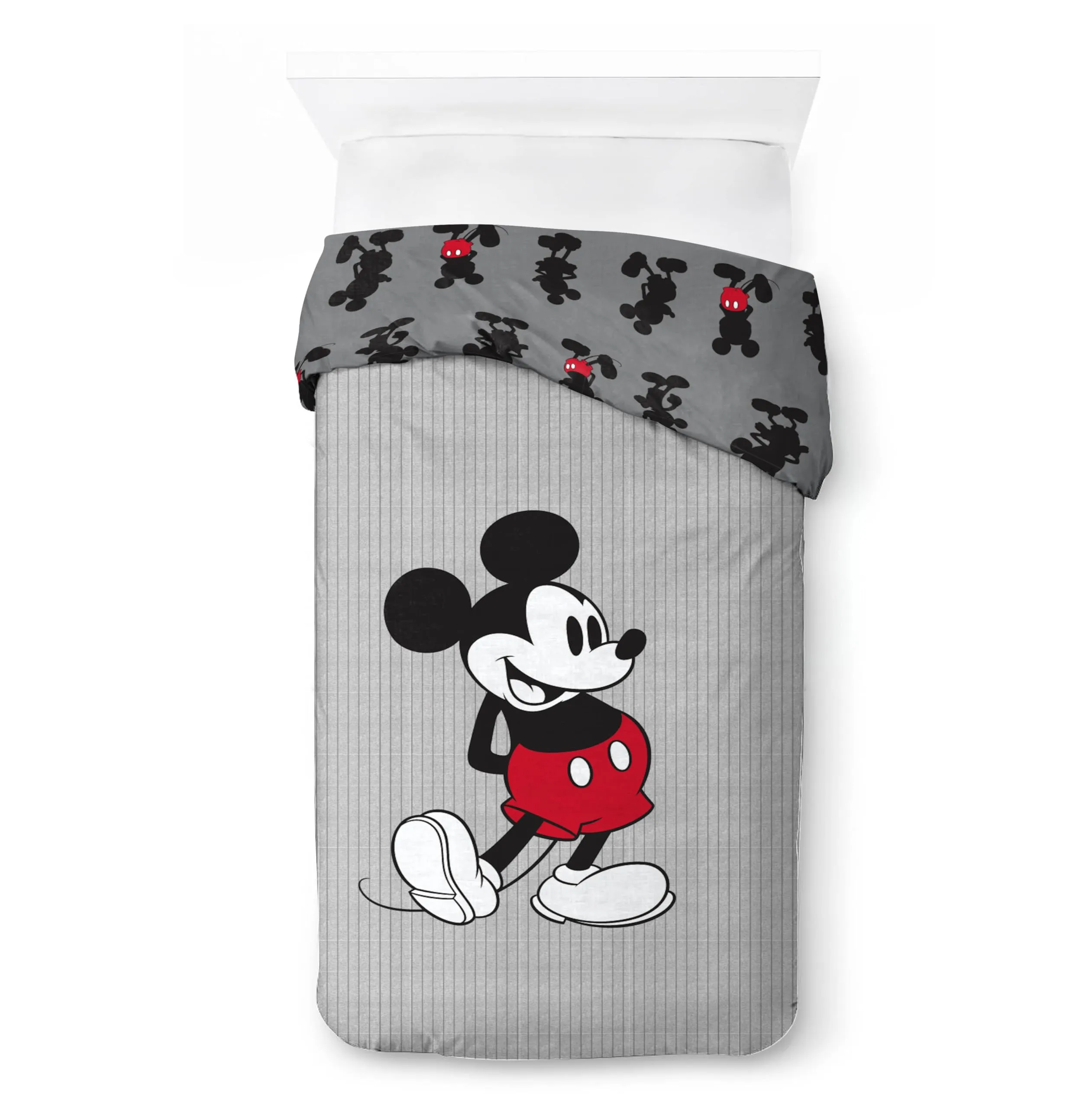 Jay Franco Completo Copripiumone Singolo Disney Topolino 100% Cotone, 135x200 cm, Include Federa 50x70 cm - immagine 2