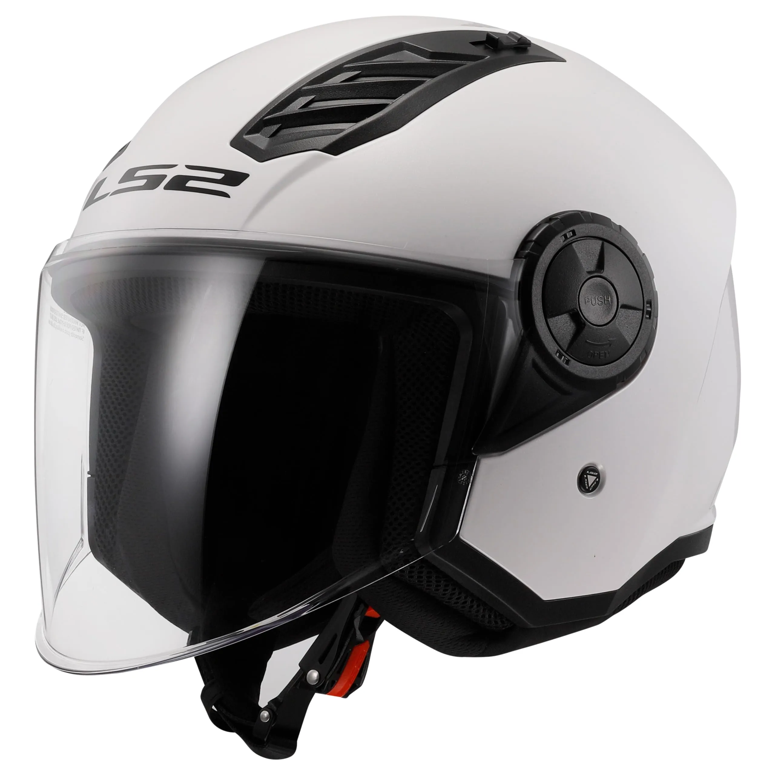 LS2 Airflow II Jet Helmet - Gloss White, XL - immagine 1