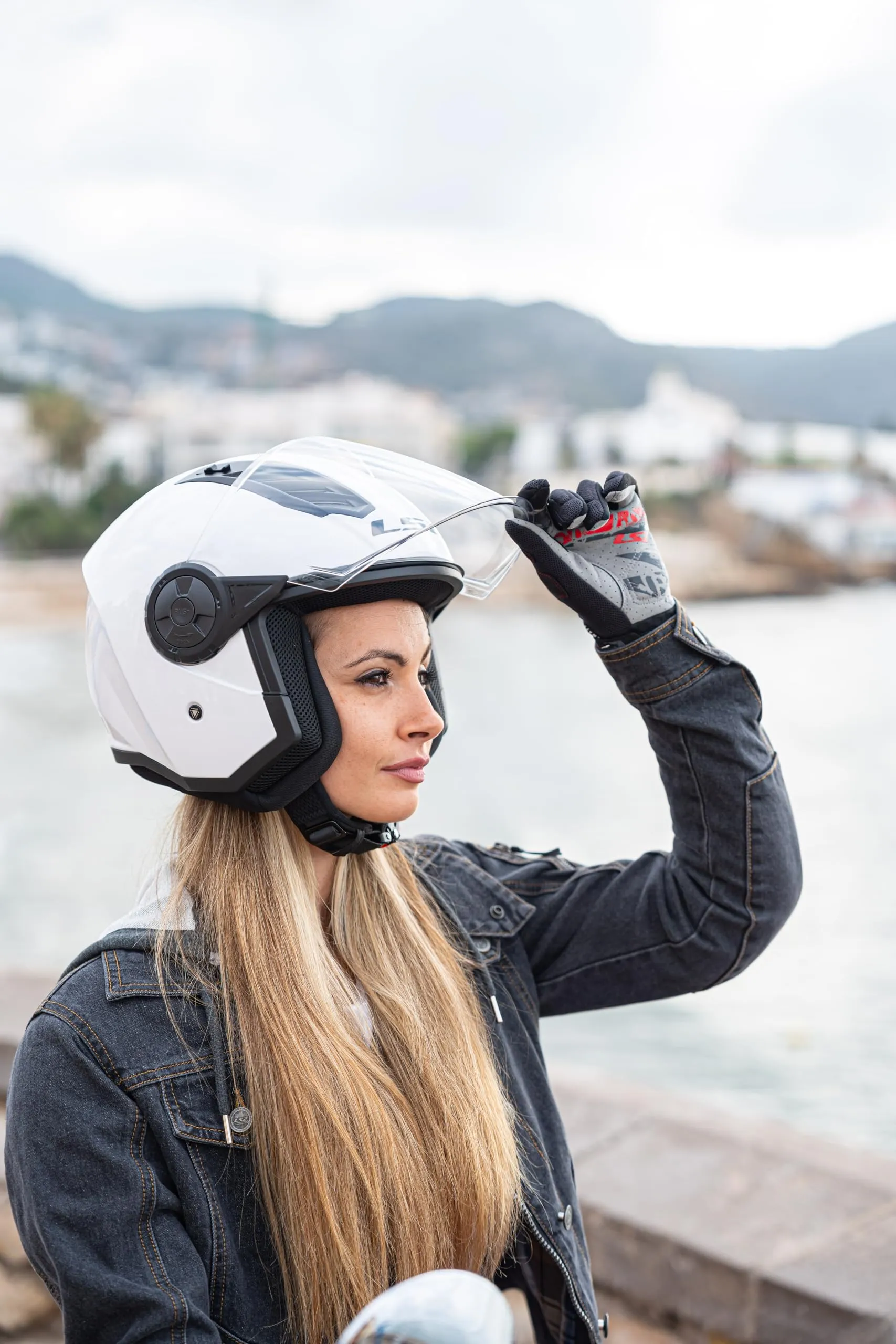 LS2 Airflow II Jet Helmet - Gloss White, XXL - immagine 2